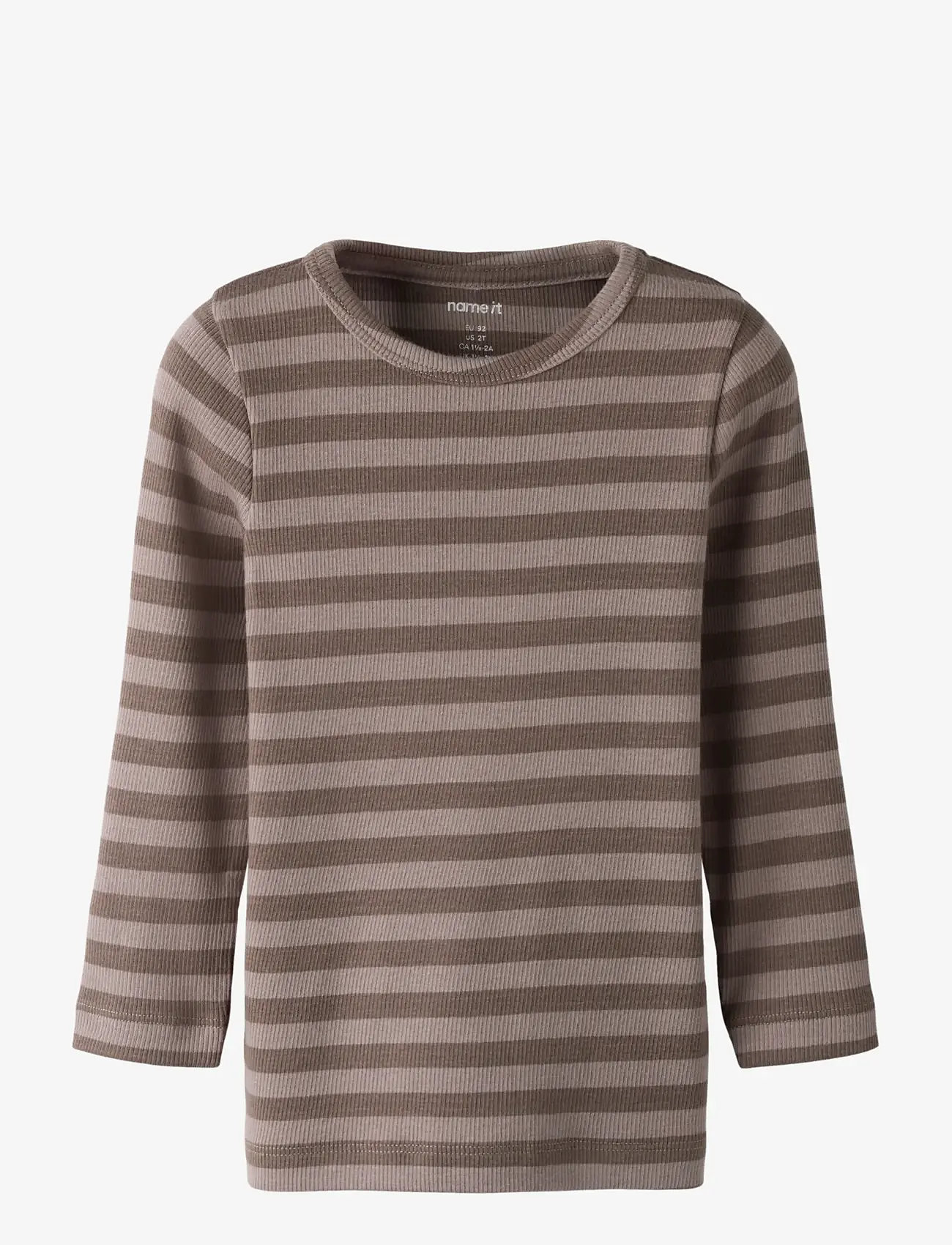 name it - NMNBANIO LS XSL TOP NOOS - langærmede t-shirts - morel - 0