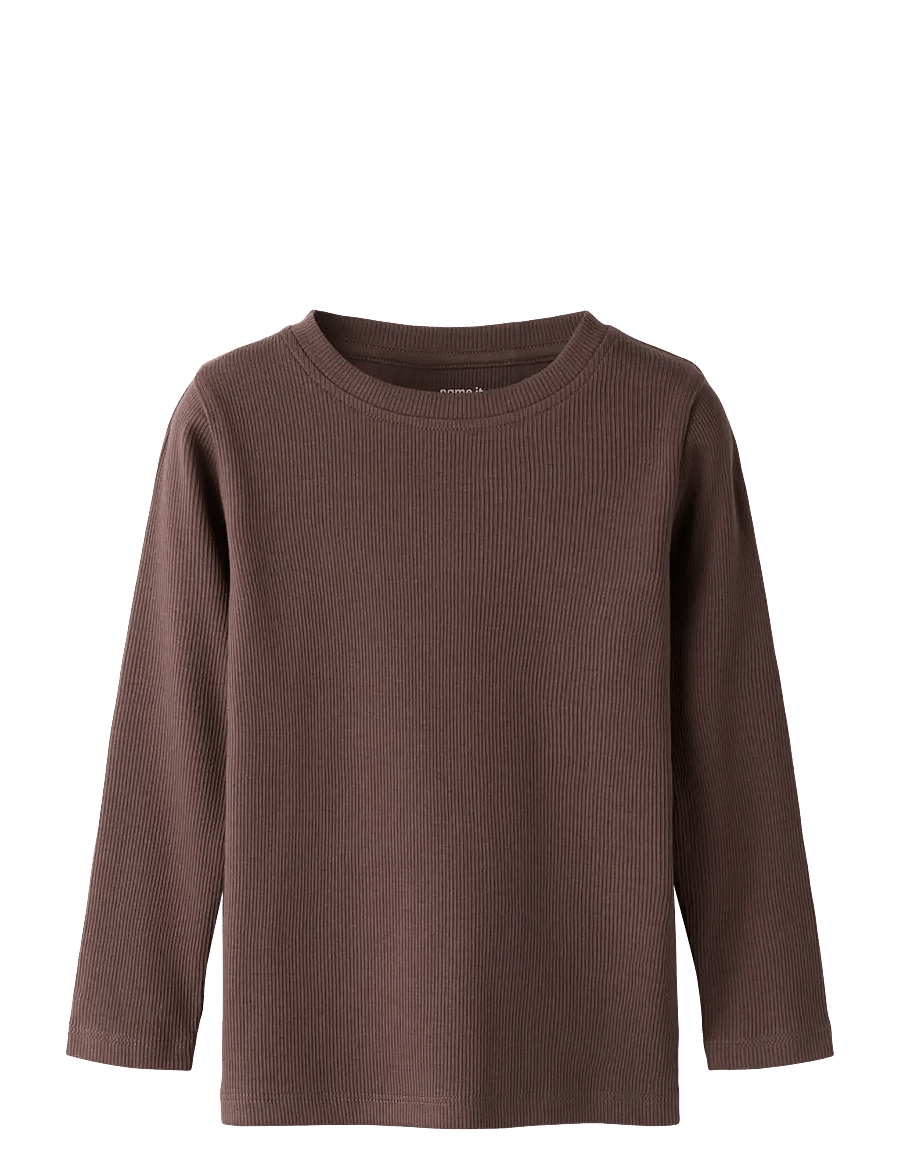 name it - NMFDILIA LS SLIM TOP - långärmade t-shirts - shopping bag - 0