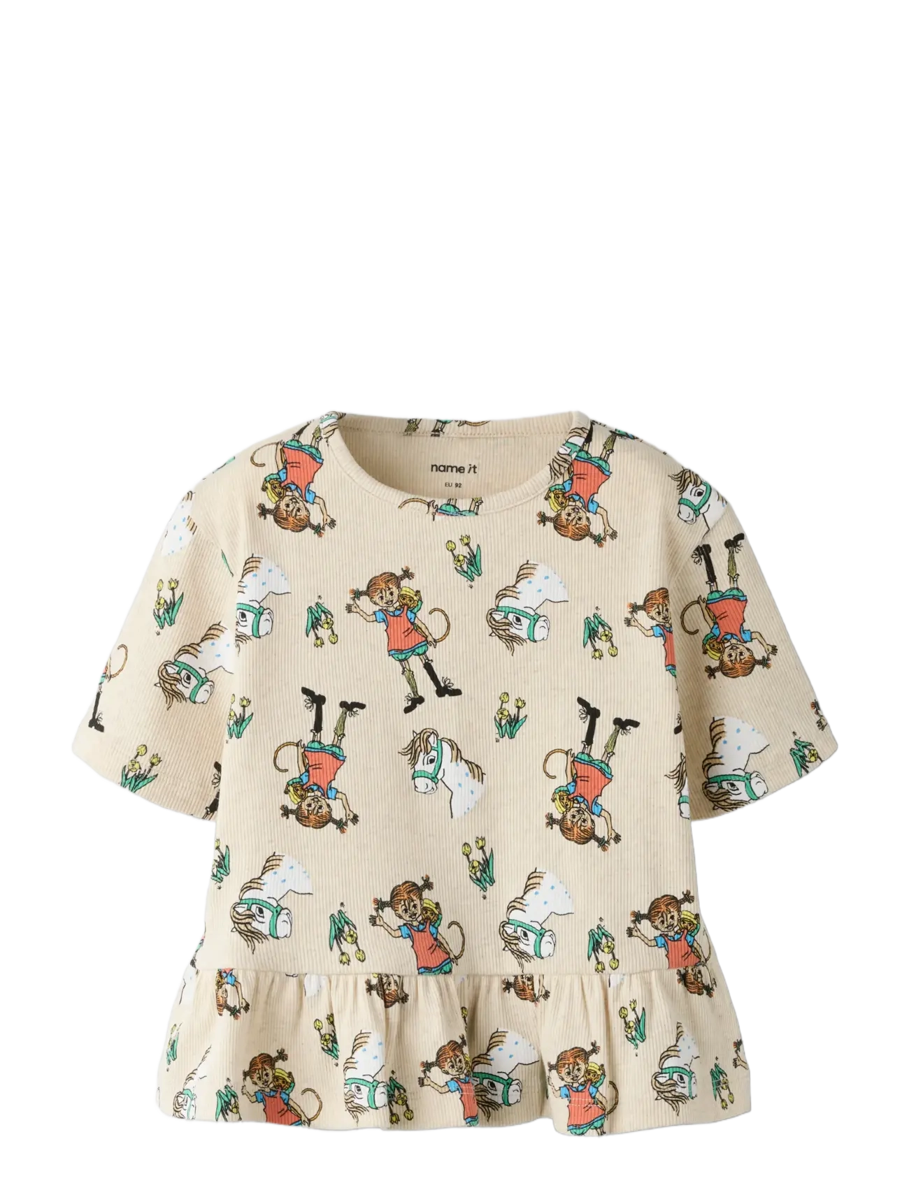 name it - NMFMARA PIPPI SS NREG TOP SKY - peyote melange - 2