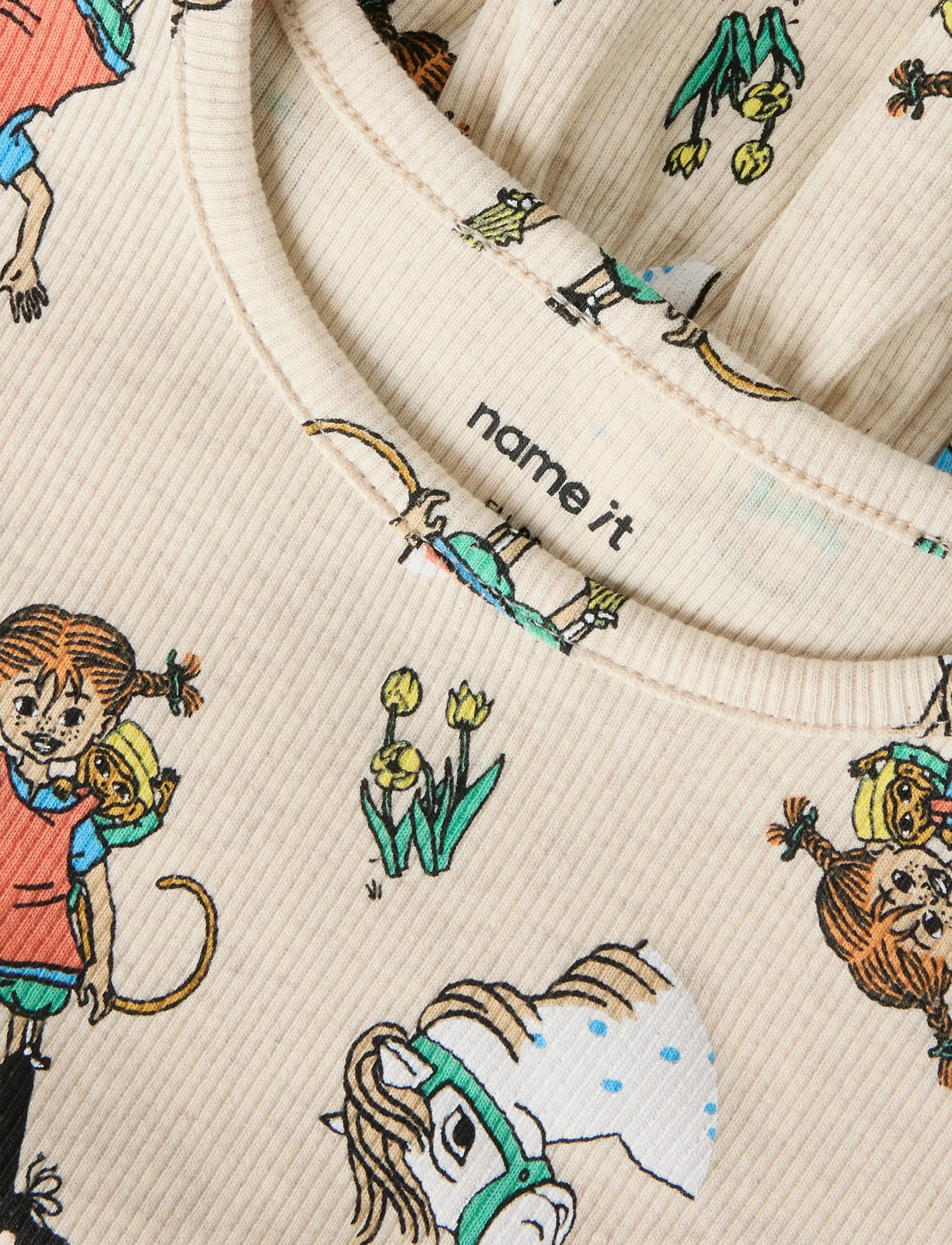 name it - NMFMARA PIPPI SS NREG TOP SKY - peyote melange - 3