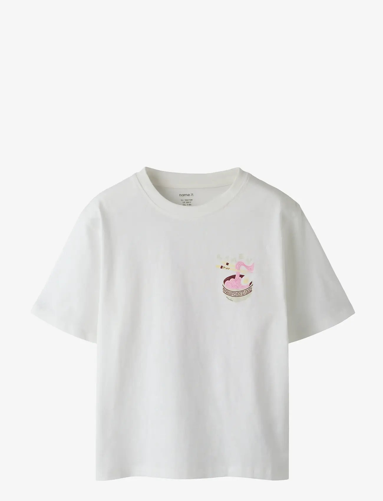 name it - NKFDIRA SS NREG TOP - lühikeste varrukatega t-särgid - cloud dancer - 1