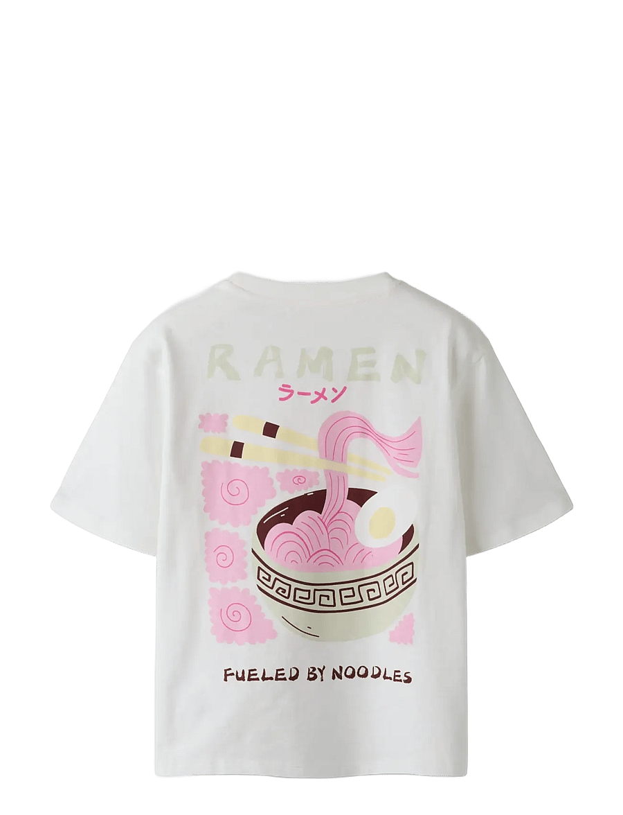 name it - NKFDIRA SS NREG TOP - kortærmede t-shirts - cloud dancer - 2
