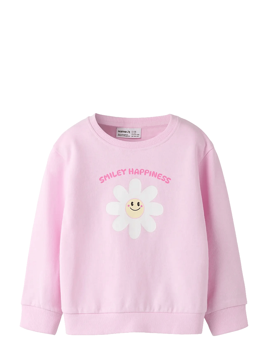 name it - NMFDIANA LS NREG SWE BRU - sweatshirts - pirouette - 0