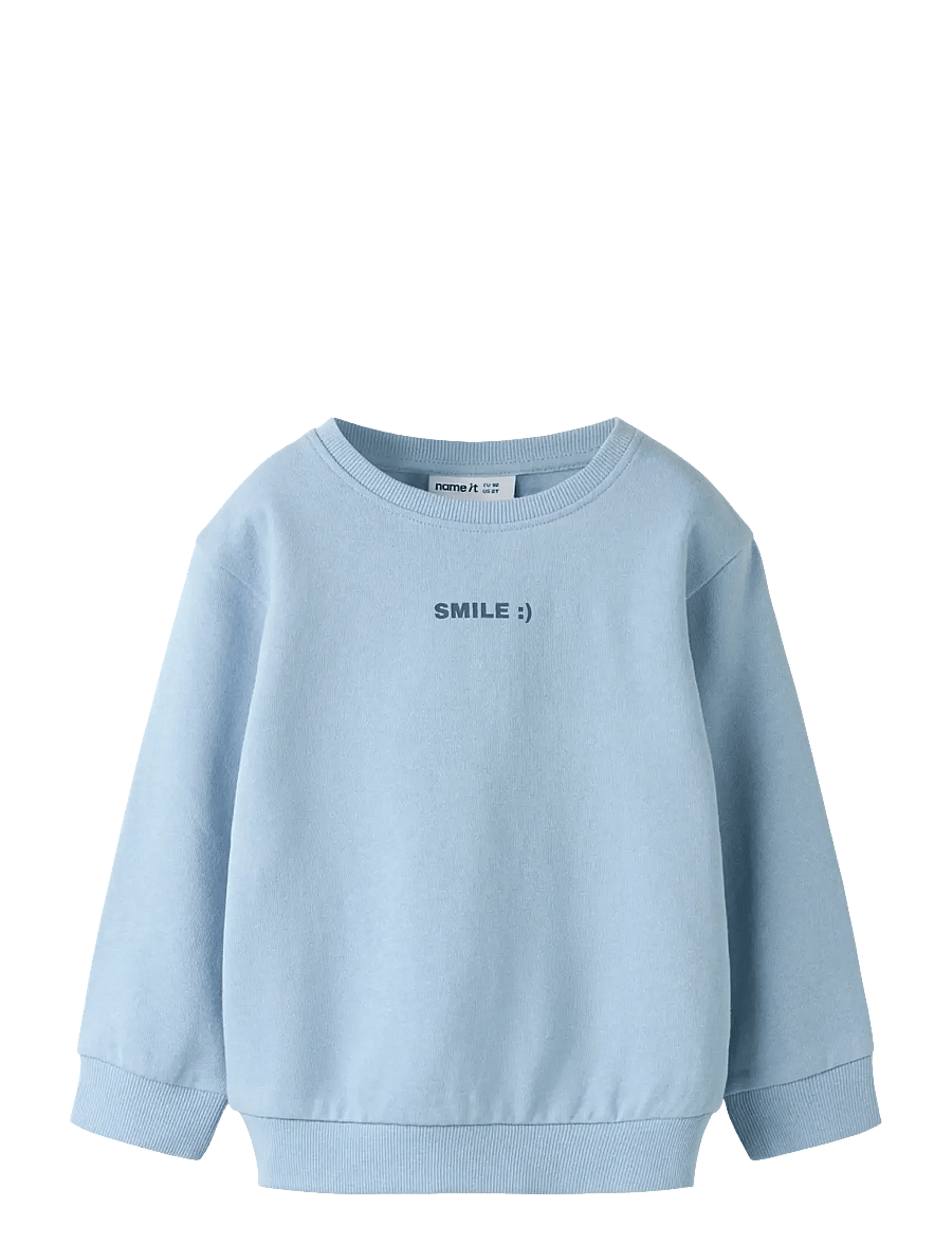 name it - NMMDILASSO LS NREG SWE BRU - dressipluusid - blue fog - 1