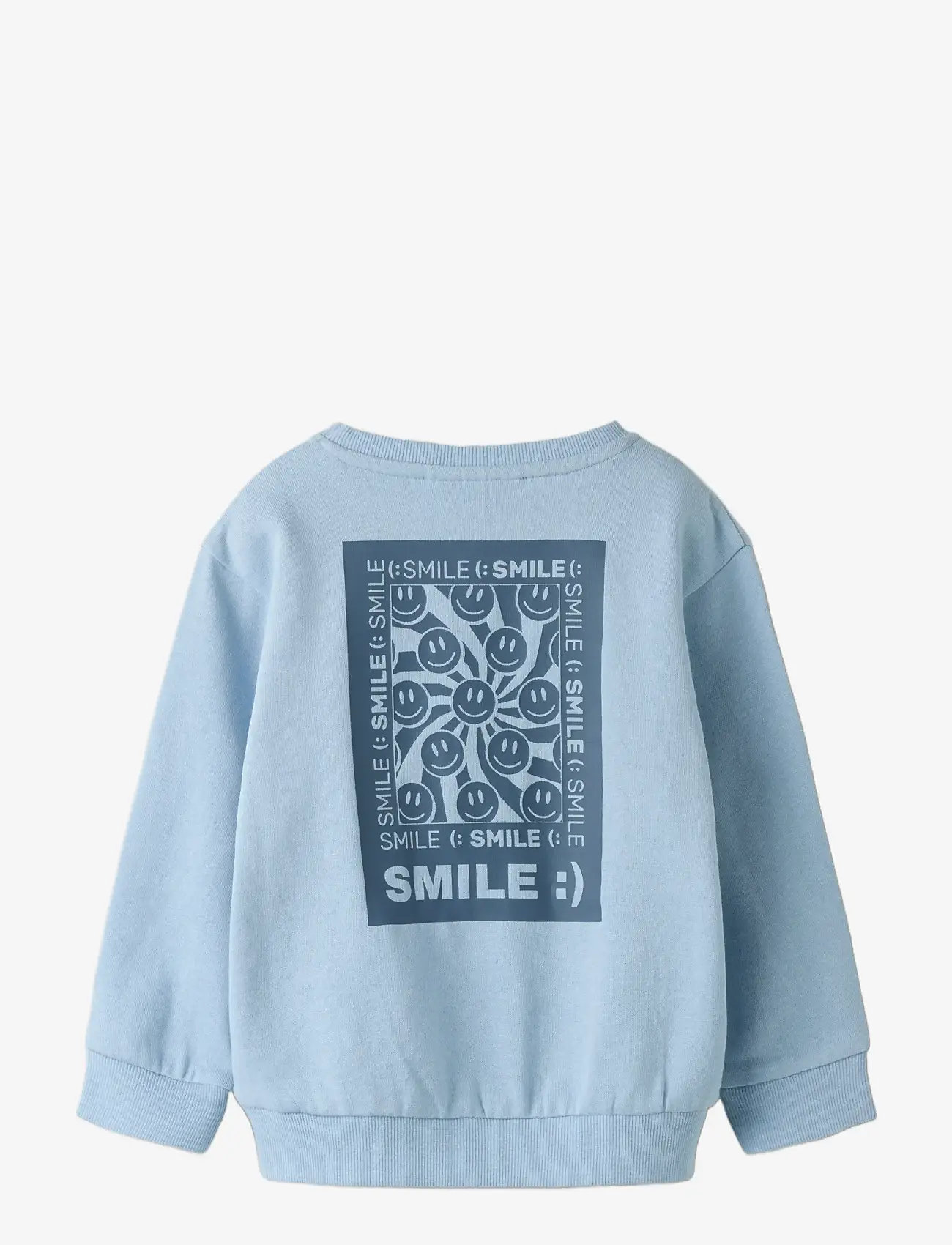 name it - NMMDILASSO LS NREG SWE BRU - sweatshirts & hættetrøjer - blue fog - 2