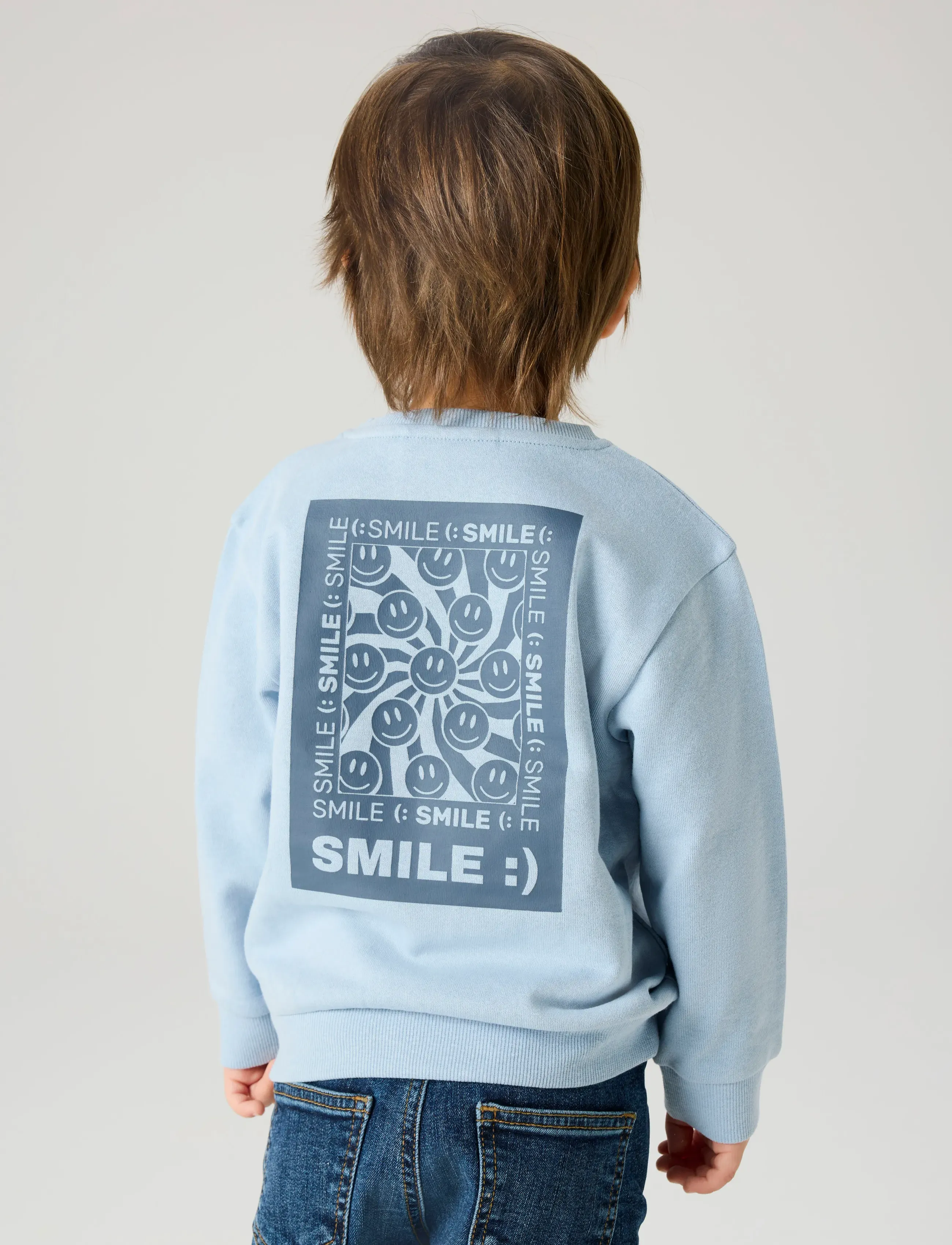 name it NMMDILASSO LS NREG SWE BRU - Sweatshirts - BLUE FOG / blue