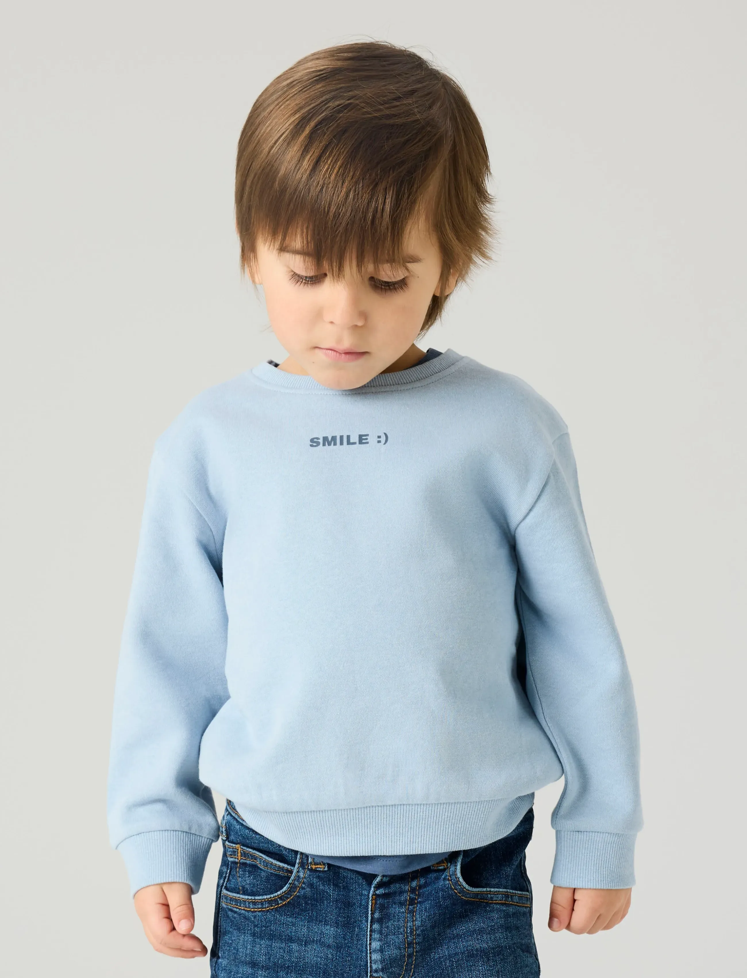 name it - NMMDILASSO LS NREG SWE BRU - dressipluusid - blue fog - 5