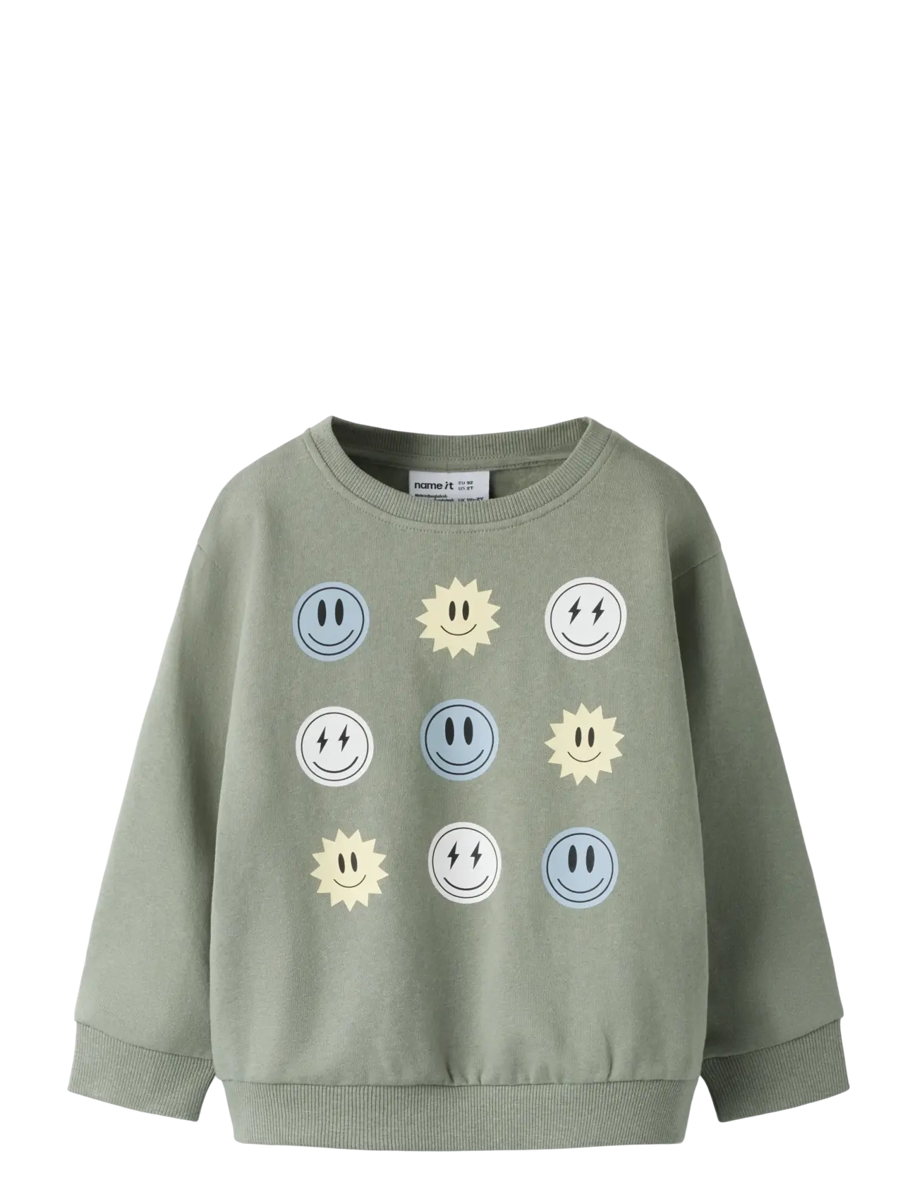 name it NMMDILASSO LS NREG SWE BRU - Overdele - SHADOW / khaki/green