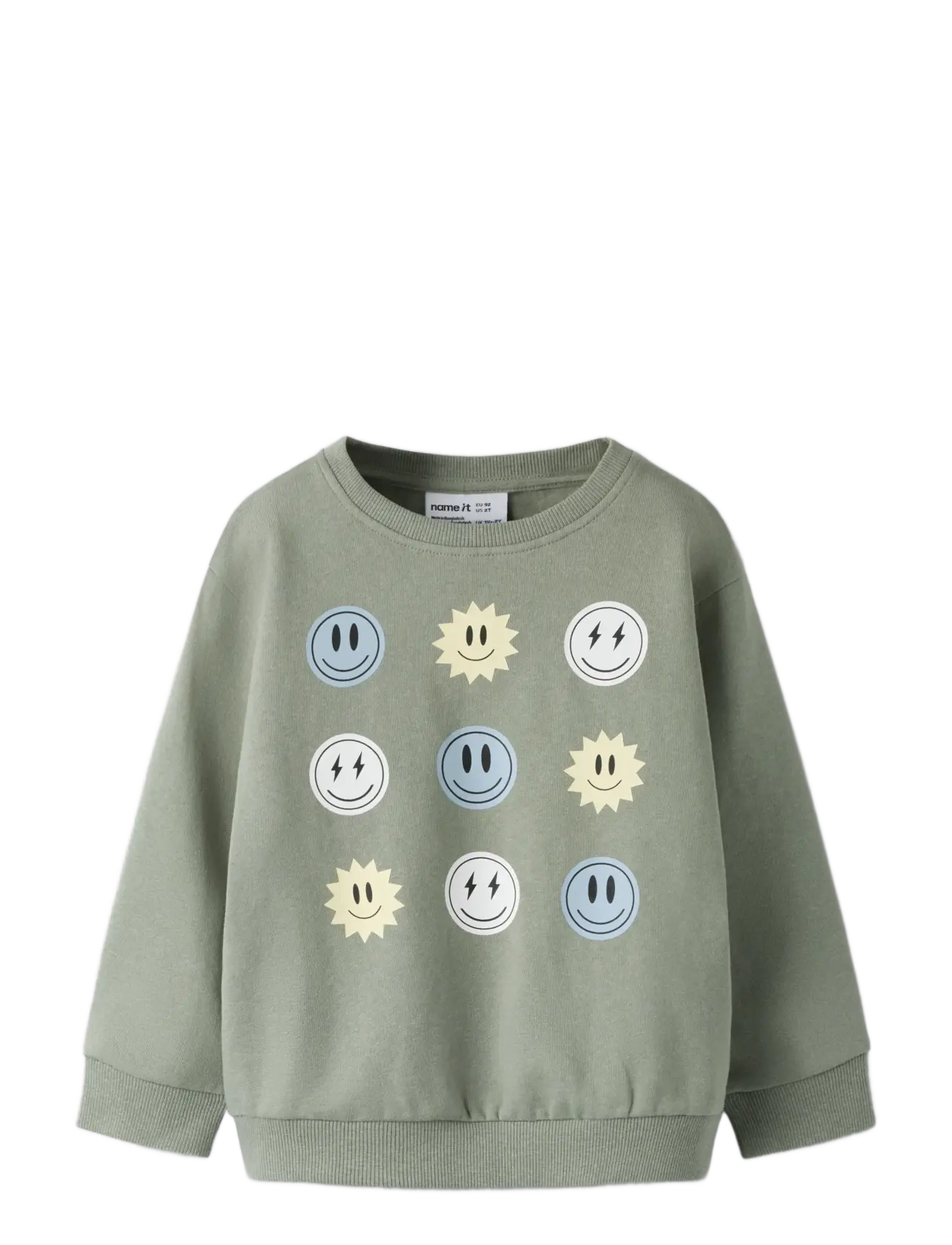 name it - NMMDILASSO LS NREG SWE BRU - sweatshirts - shadow - 2
