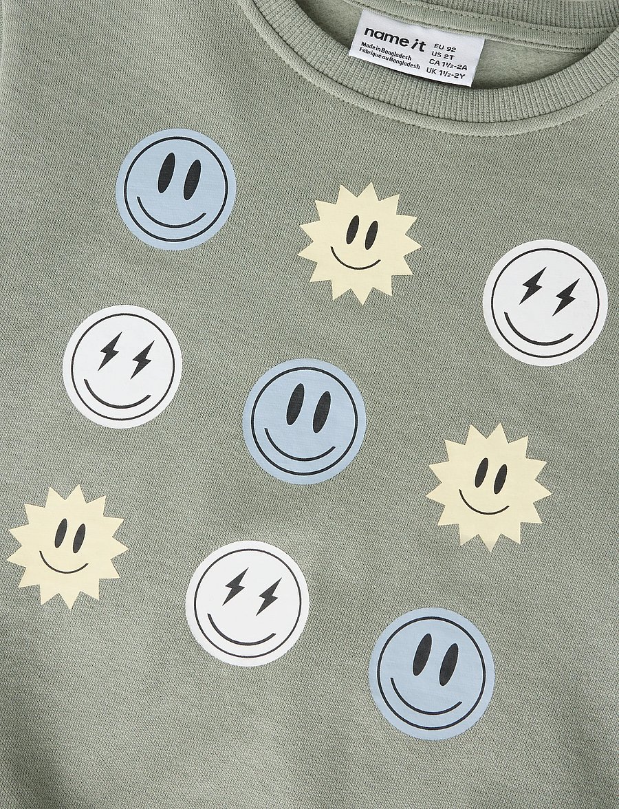 name it - NMMDILASSO LS NREG SWE BRU - sweatshirts - shadow - 3