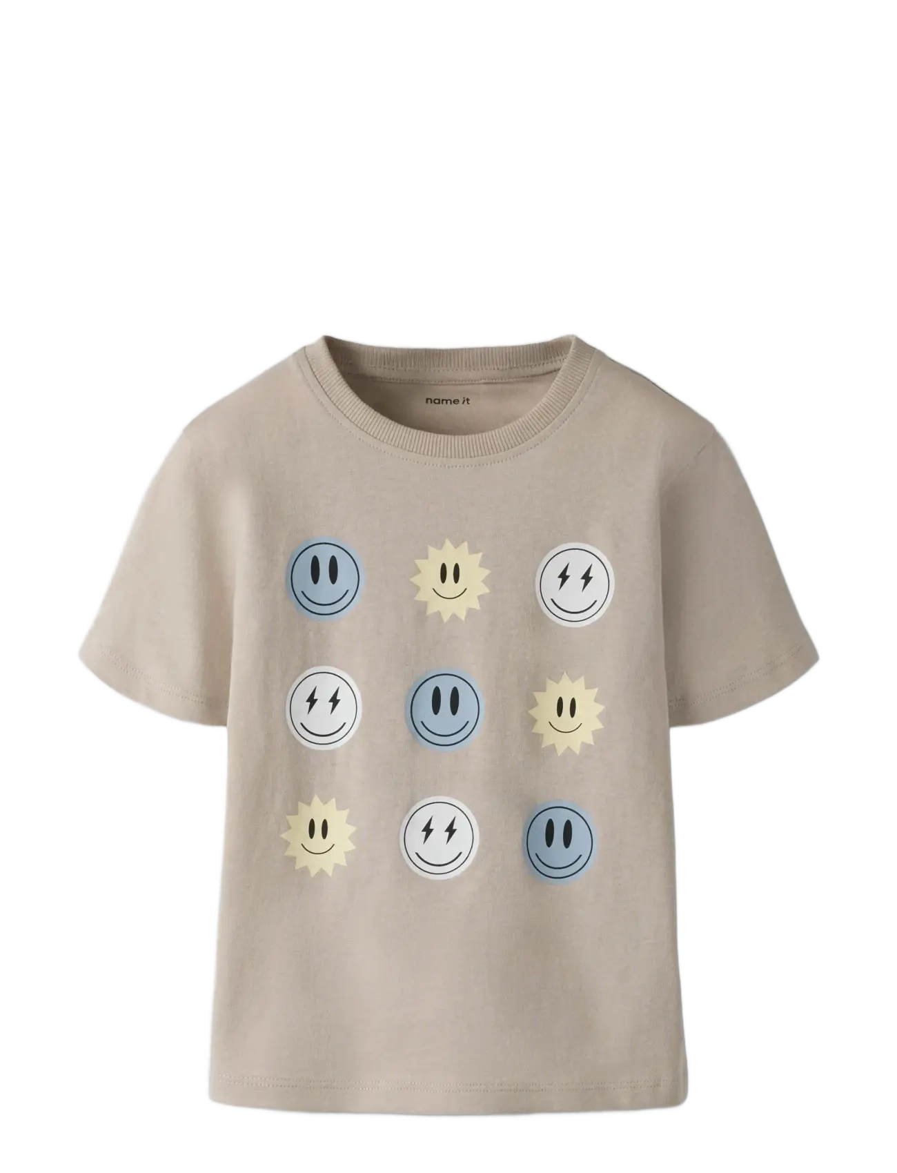 name it - NMMDILASSO SS NREG TOP - t-shirts - chateau gray - 2