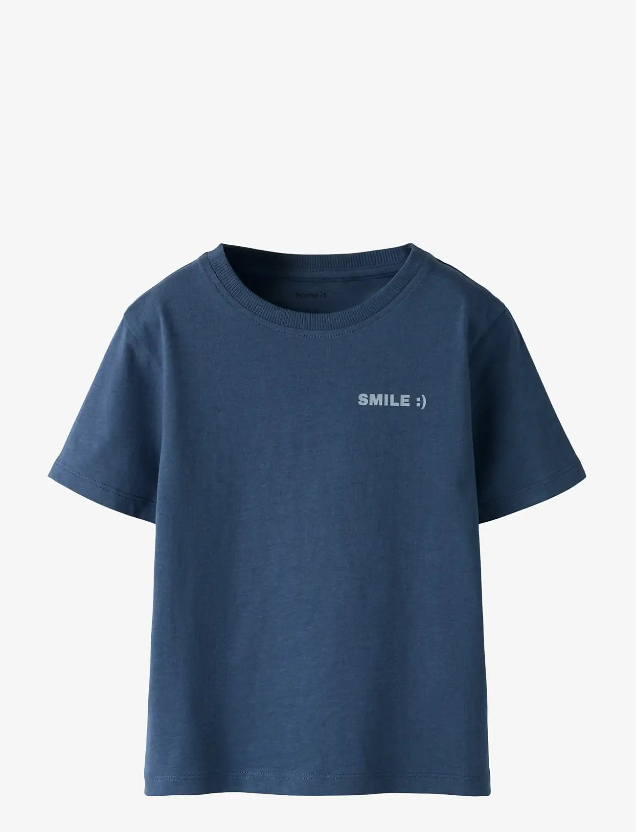 name it - NMMDILASSO SS NREG TOP - kortærmede t-shirts - vintage indigo - 1