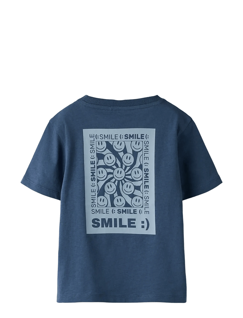 name it - NMMDILASSO SS NREG TOP - kortærmede t-shirts - vintage indigo - 2