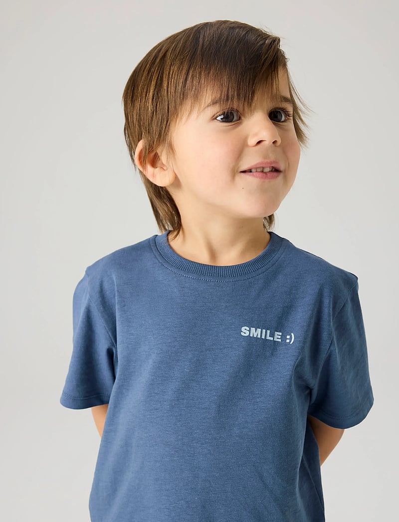name it - NMMDILASSO SS NREG TOP - kortærmede t-shirts - vintage indigo - 4
