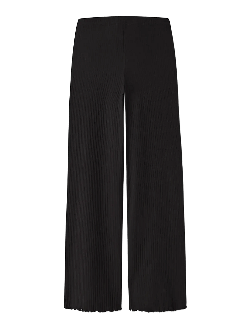 name it - NKFVEMMA SOLID PANT - bukser - black - 1