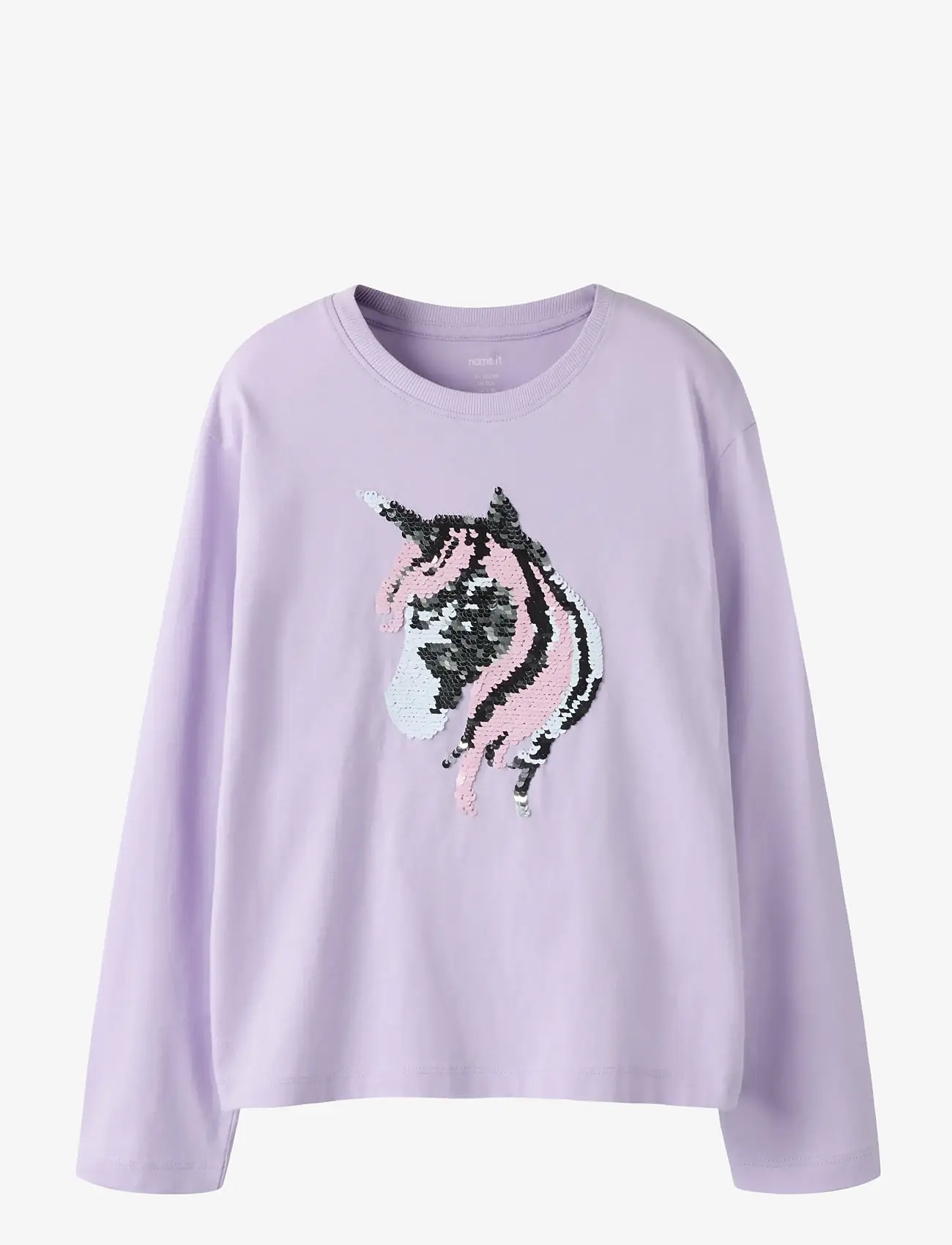 name it - NKFDASSA LS NREG TOP - långärmade t-shirts - pastel lilac - 1