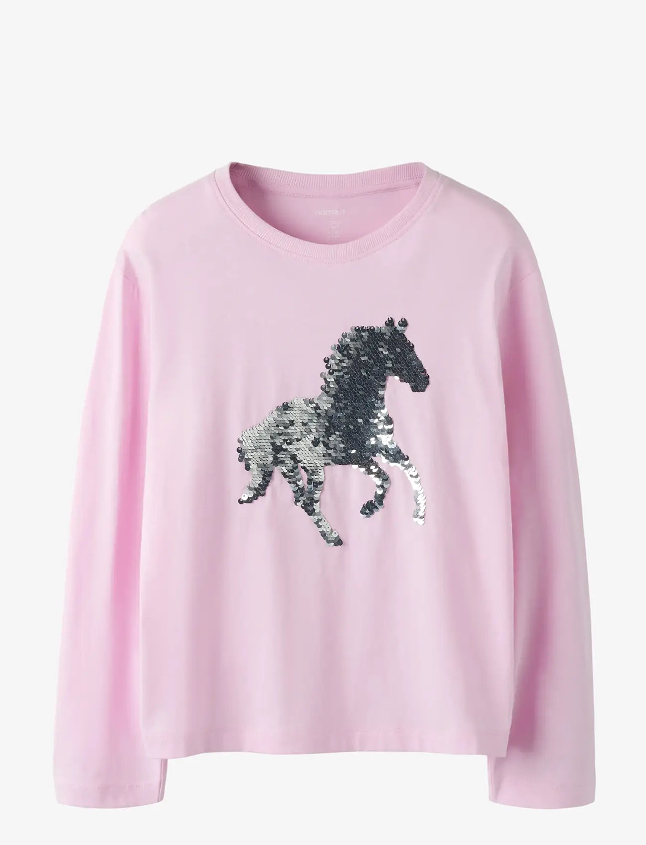 name it - NKFDASSA LS NREG TOP - långärmade t-shirts - pirouette - 1