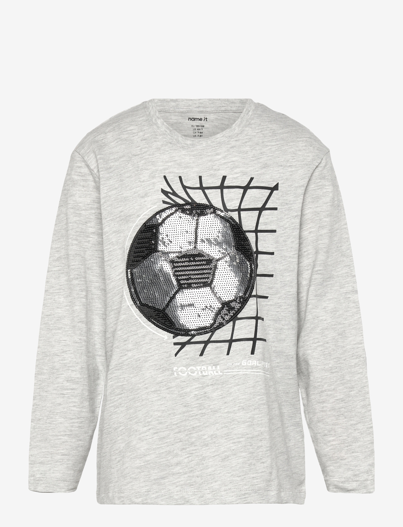 name it - NKMDORAK LS NREG TOP - langærmede t-shirts - light grey melange - 0