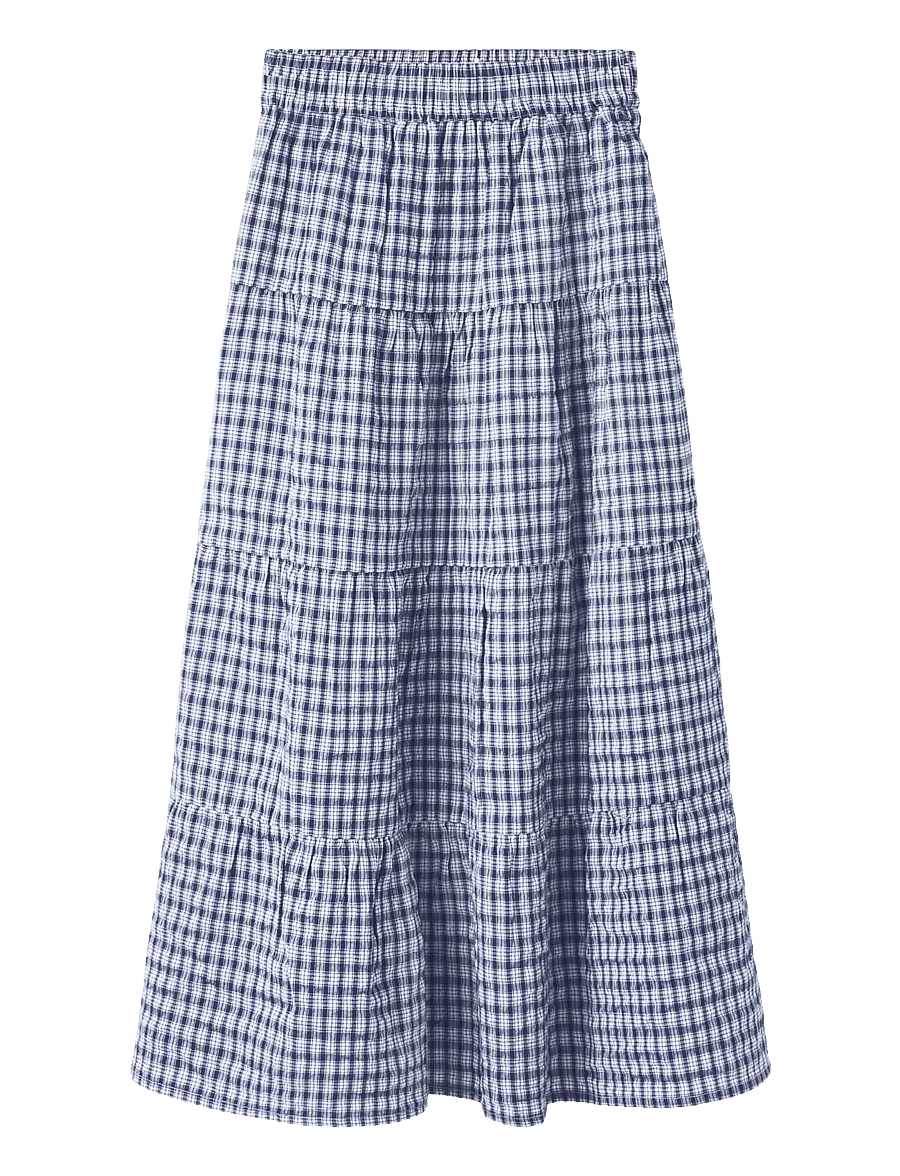 name it - NKFFENJA MAXI SKIRT - midi svārki - cloud dancer - 0