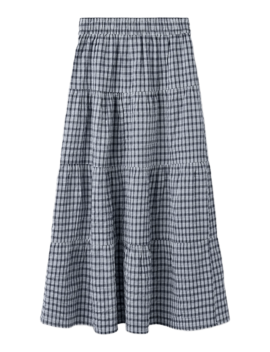 name it - NKFFENJA MAXI SKIRT - midi svārki - cloud dancer - 1