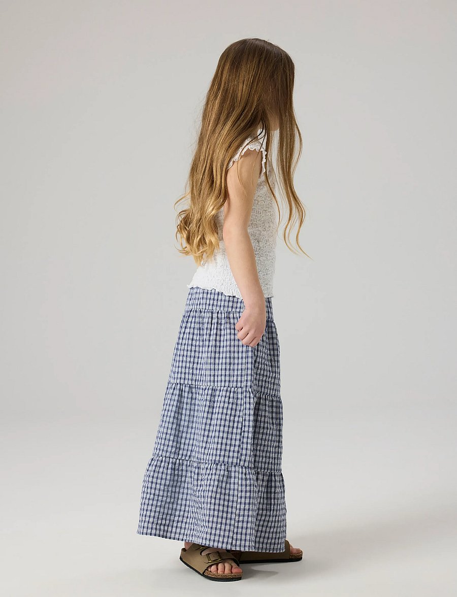 name it - NKFFENJA MAXI SKIRT - midi svārki - cloud dancer - 2