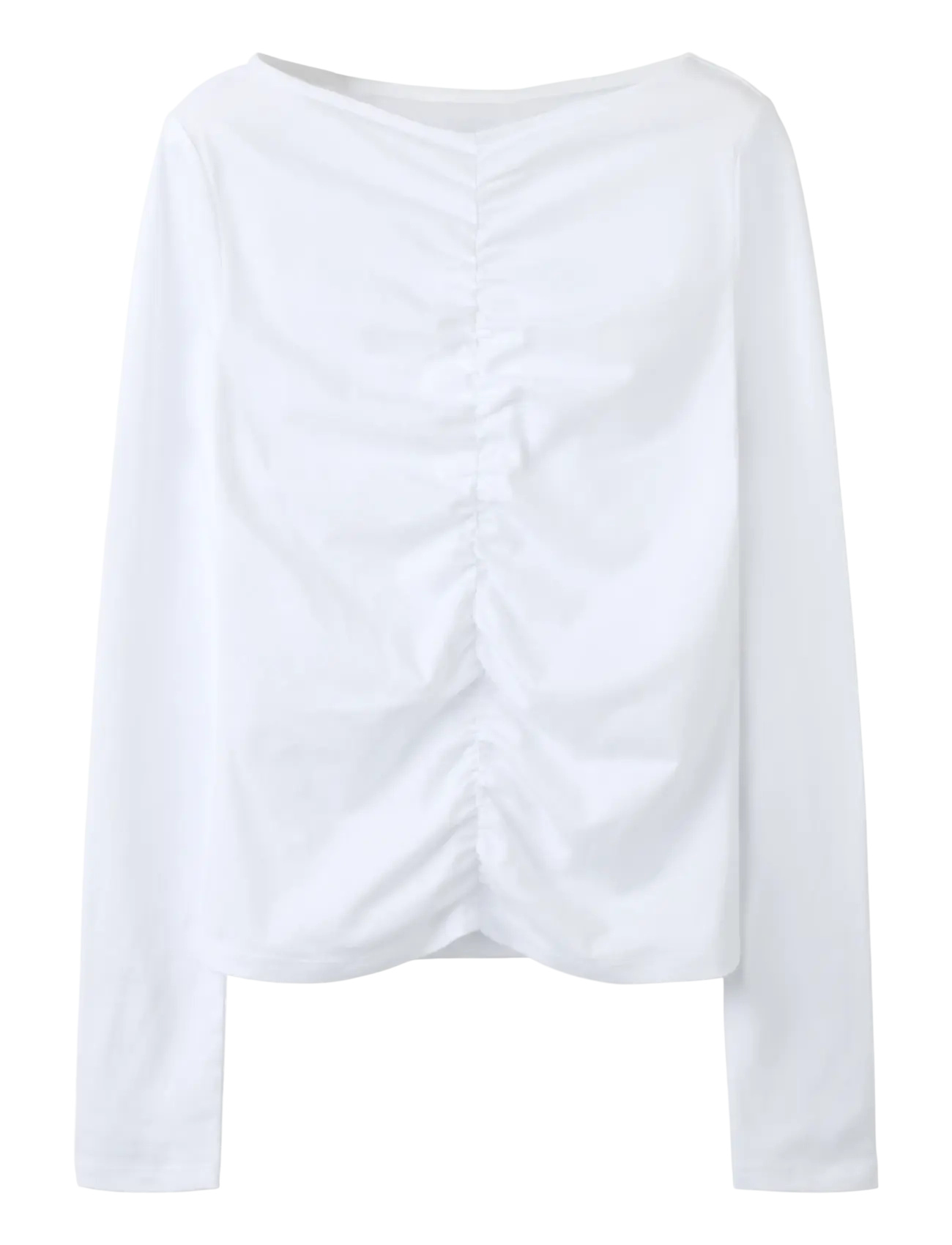 name it NKFBIRA LS SLIM TOP - Överdelar - CLOUD DANCER / white