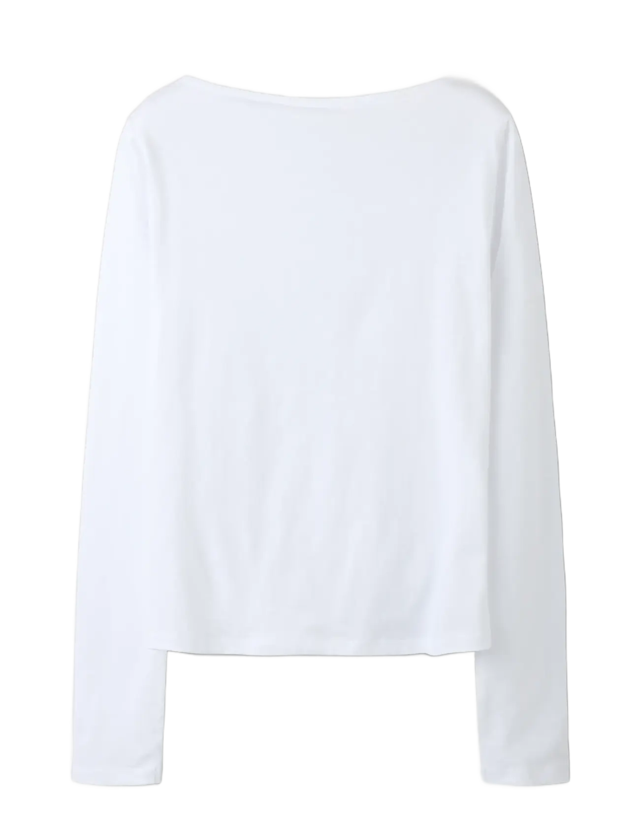 name it - NKFBIRA LS SLIM TOP - langærmede t-shirts - cloud dancer - 1