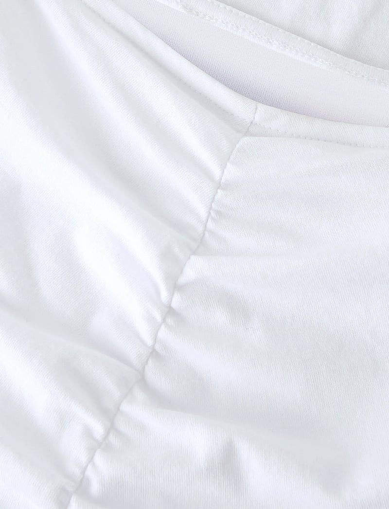 name it - NKFBIRA LS SLIM TOP - langærmede t-shirts - cloud dancer - 2