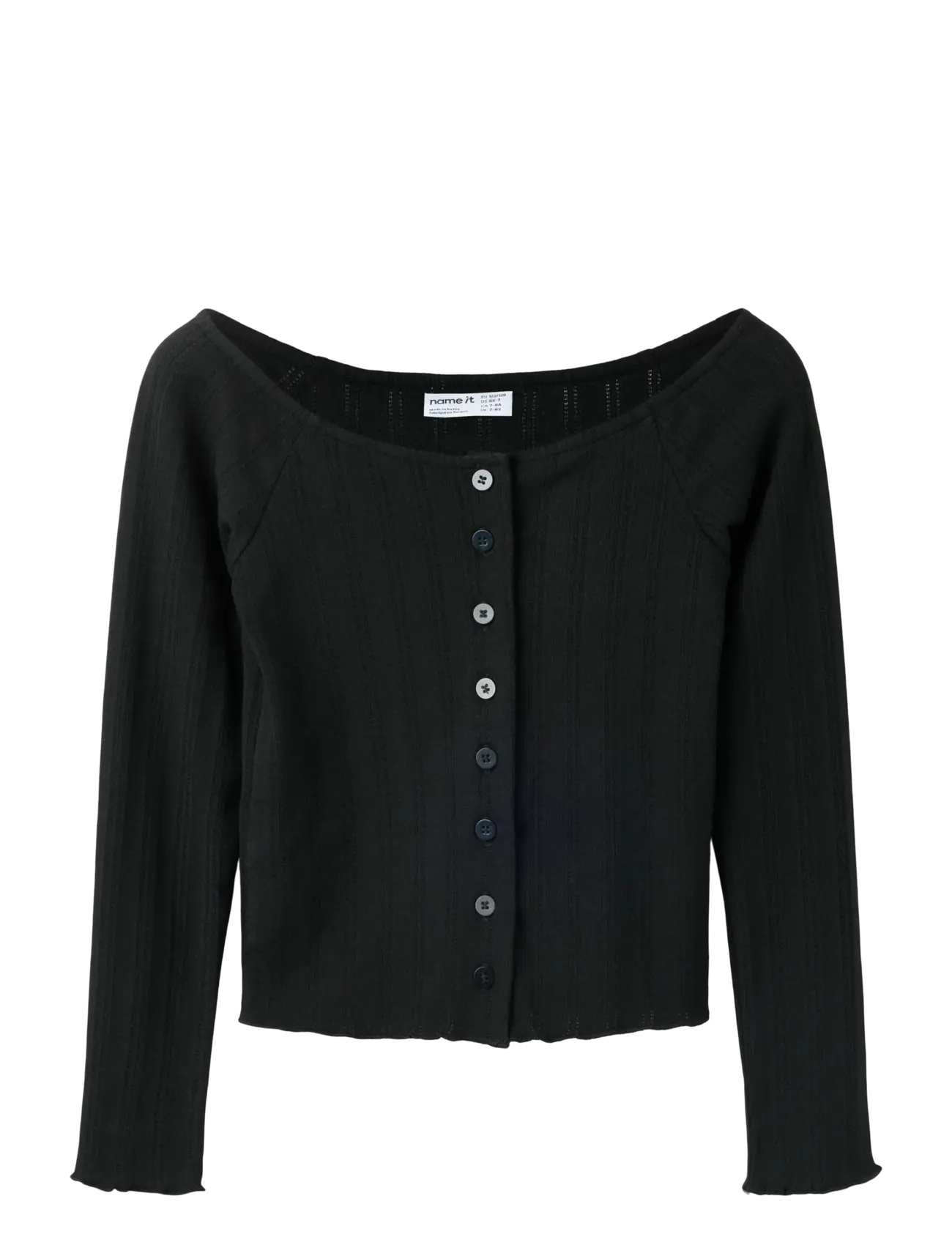 NAME IT Nkfbera Ls Card Schwarz - 116 - Kinder