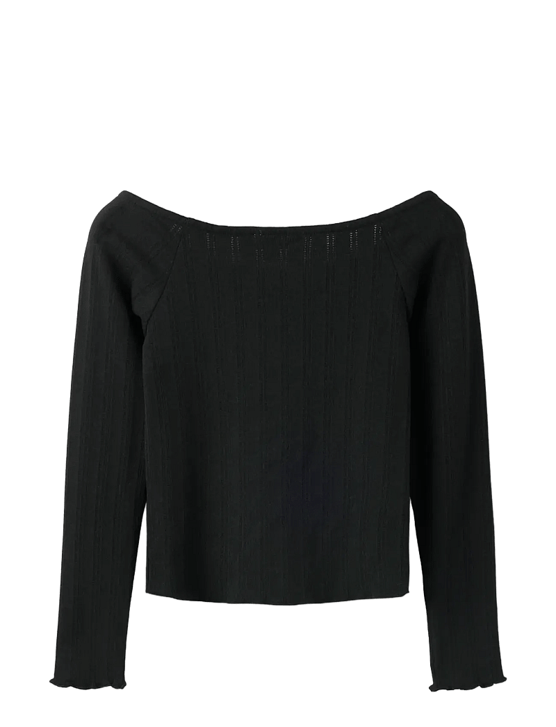 name it - NKFBERA LS CARD - cardigans - black - 2