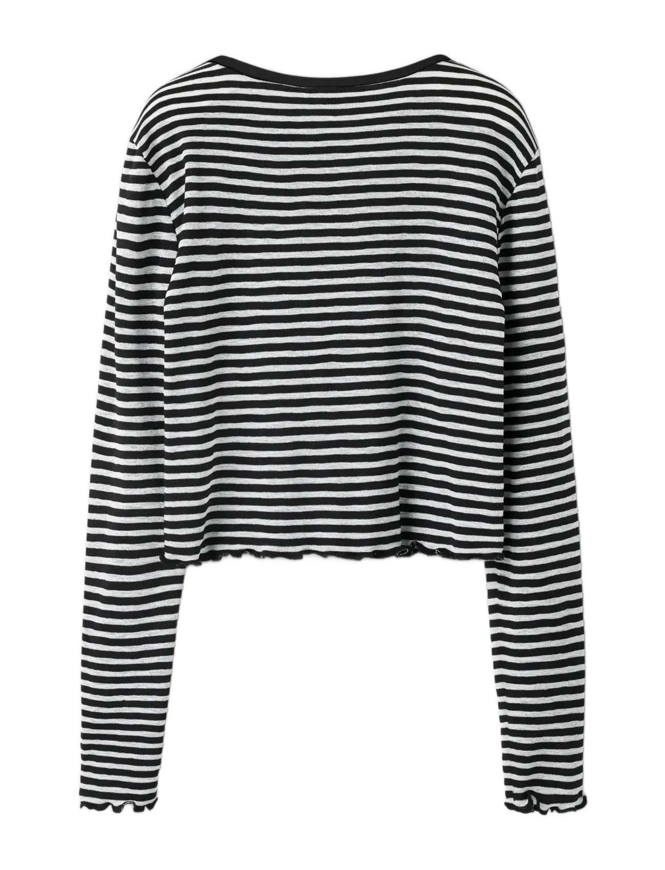 name it - NKFBERTIS LS SH TOP - langärmelig - black - 1