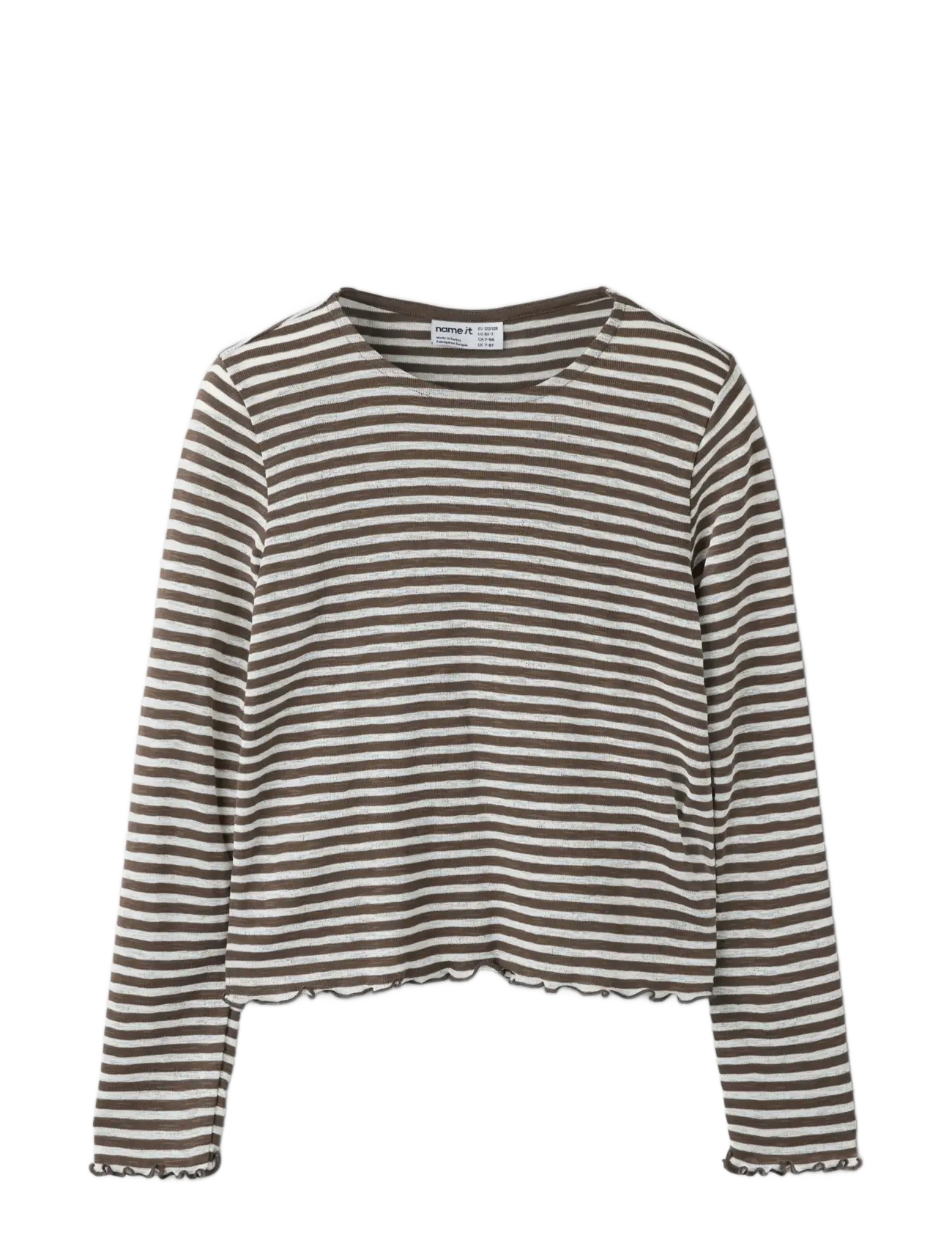 name it NKFBERTIS LS SH TOP - Topy i Koszulki - SHOPPING BAG / brown