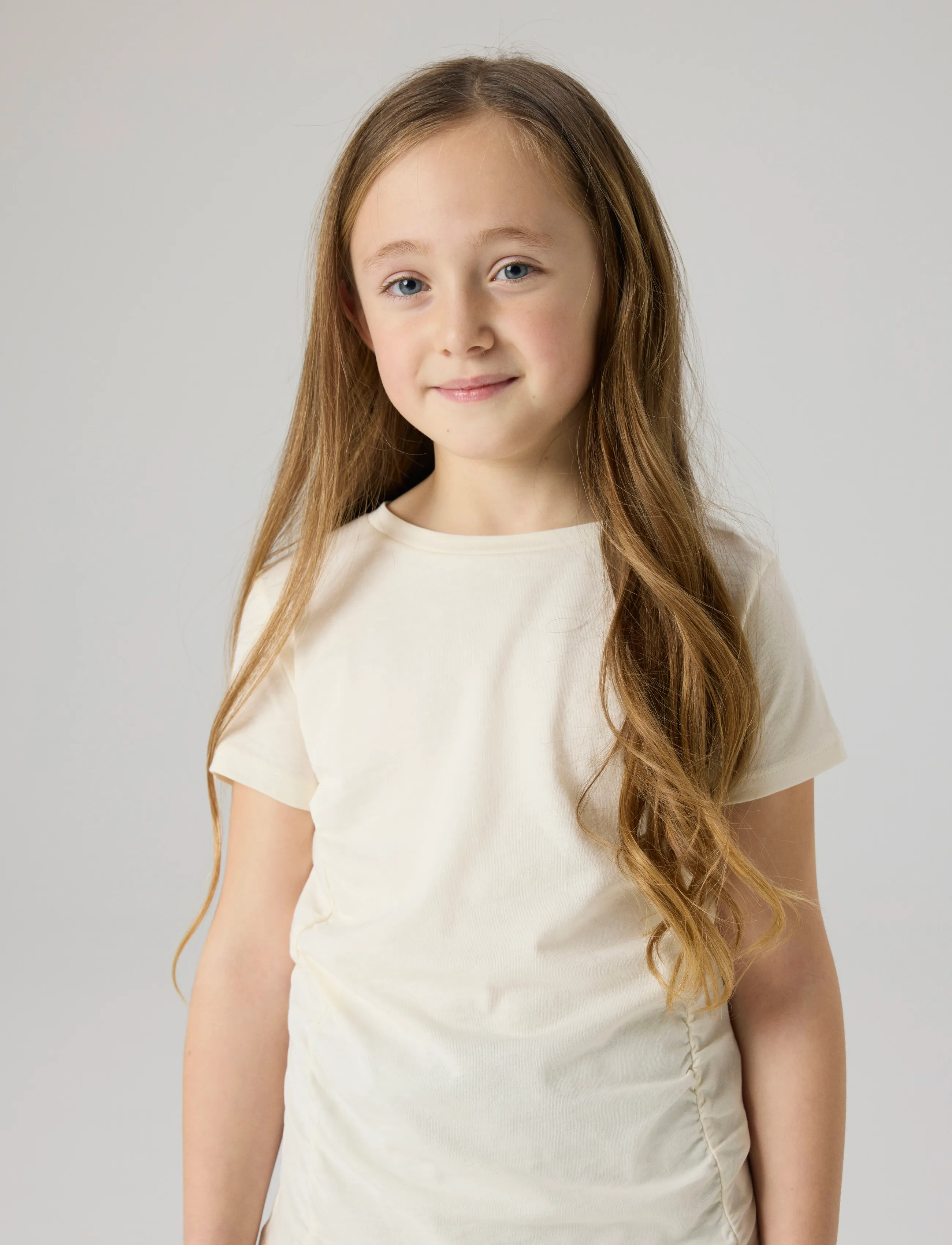 name it - NKFBALISA SS SLIM TOP - cloud dancer - 2
