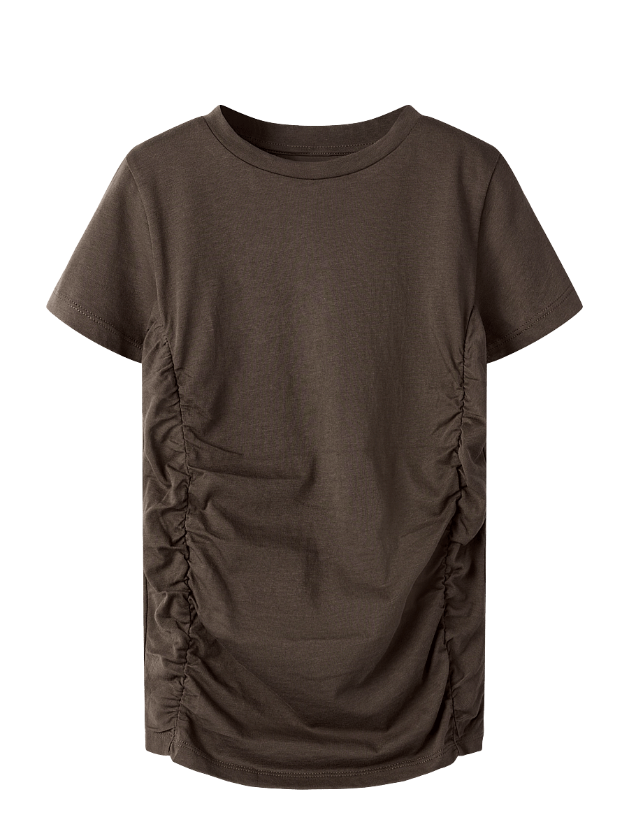 name it - NKFBALISA SS SLIM TOP - kortærmede t-shirts - shopping bag - 0