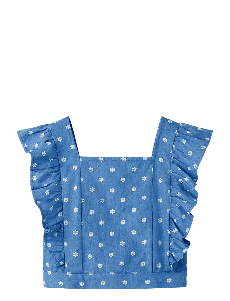 name it - NKFFIKKA SL SH TOP - tanktops - blue yonder - 0