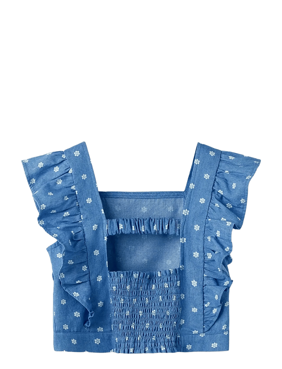 name it - NKFFIKKA SL SH TOP - topit - blue yonder - 1