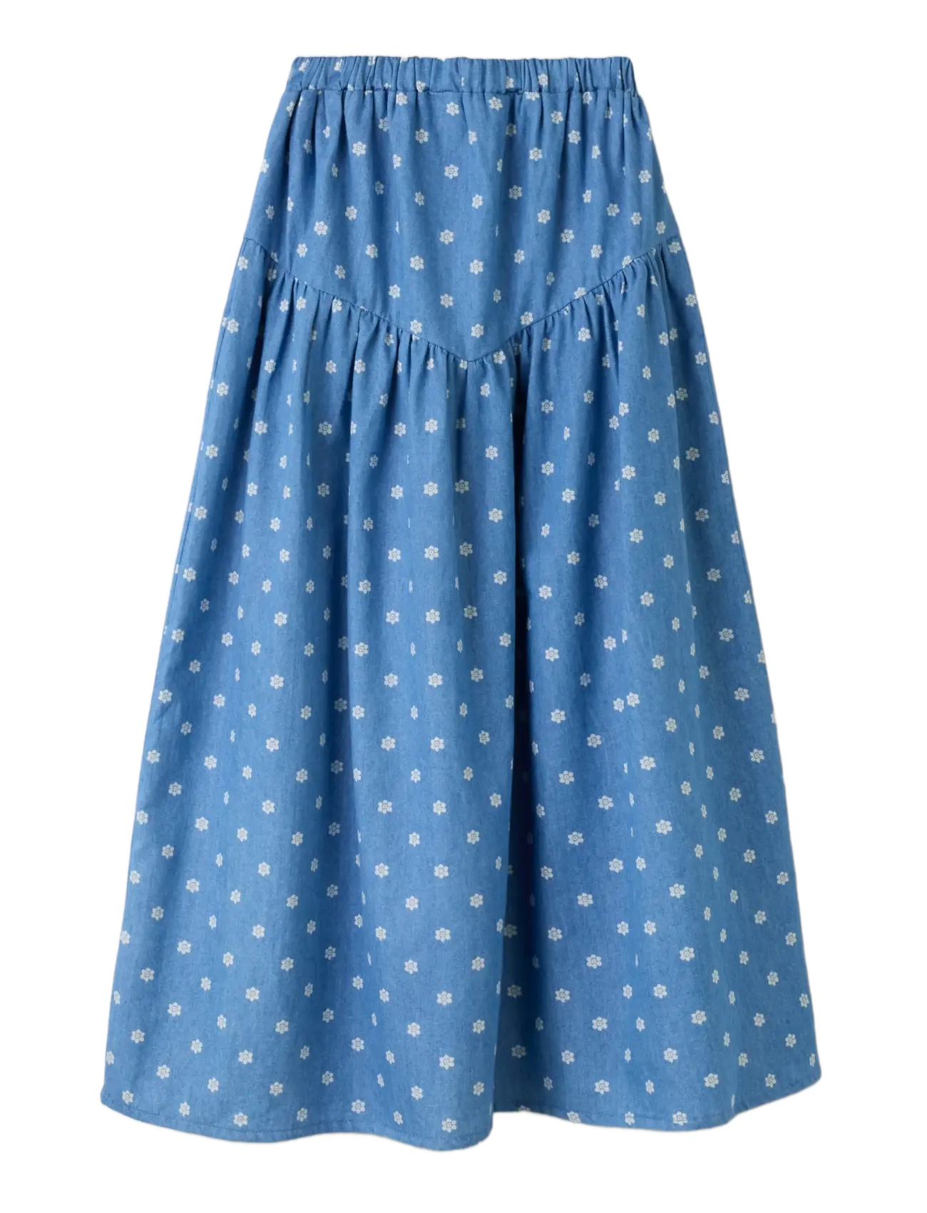 name it - NKFFIKKA MAXI SKIRT - maksiseelikud - blue yonder - 1