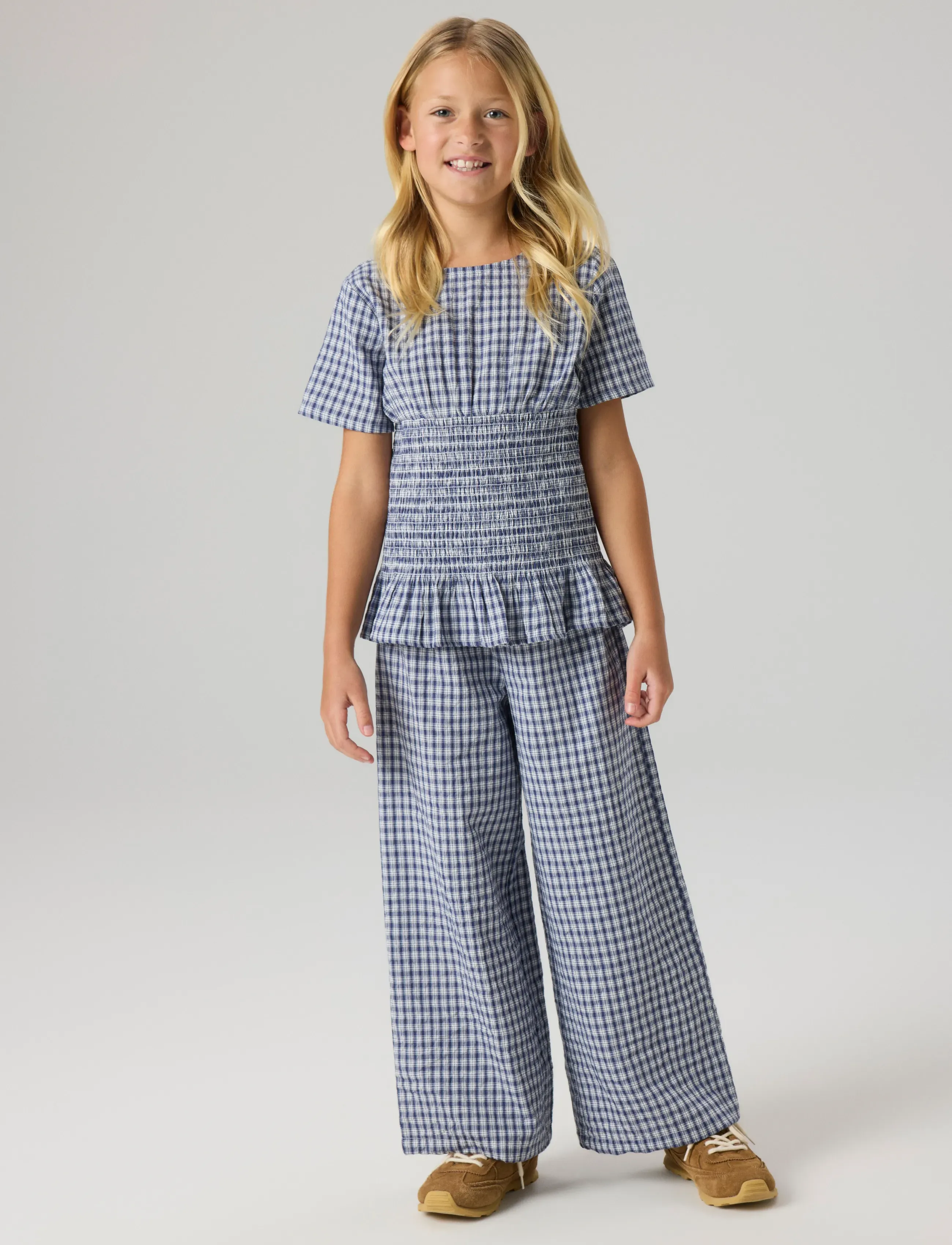 name it - NKFFENJA WIDE PANT - summer savings - cloud dancer - 2