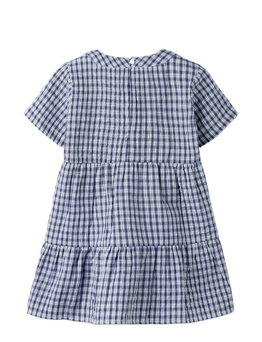 name it - NMFFENJAS SS DRESS - kurzärmelige babykleider - cloud dancer - 1