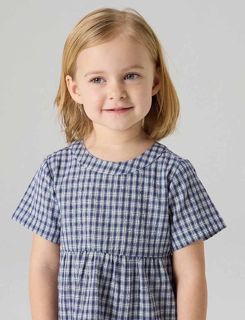 name it - NMFFENJAS SS DRESS - kurzärmelige babykleider - cloud dancer - 3