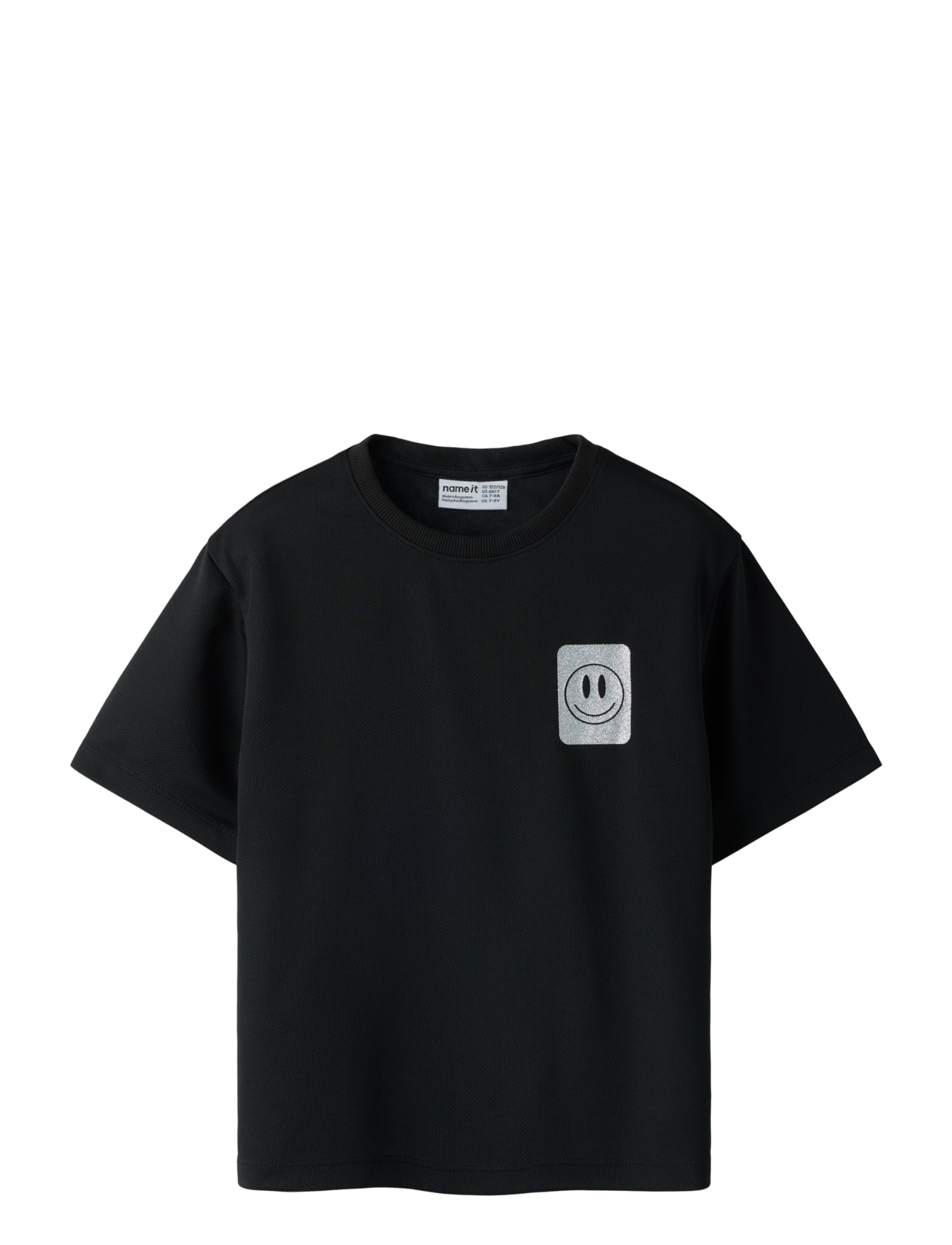 name it NKFDOLLA SS NREG SH TOP - Short-sleeved t-shirts - BLACK / black