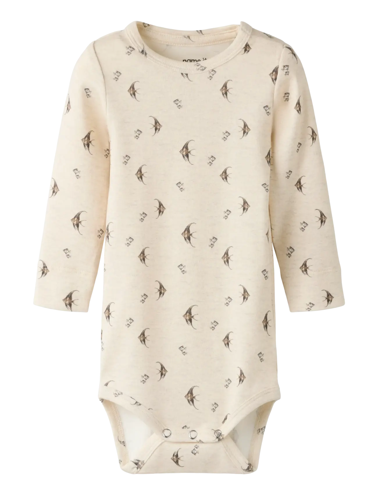 name it NBMFISHER LS XSL BODY - Pikkade varrukatega - PEYOTE / brown