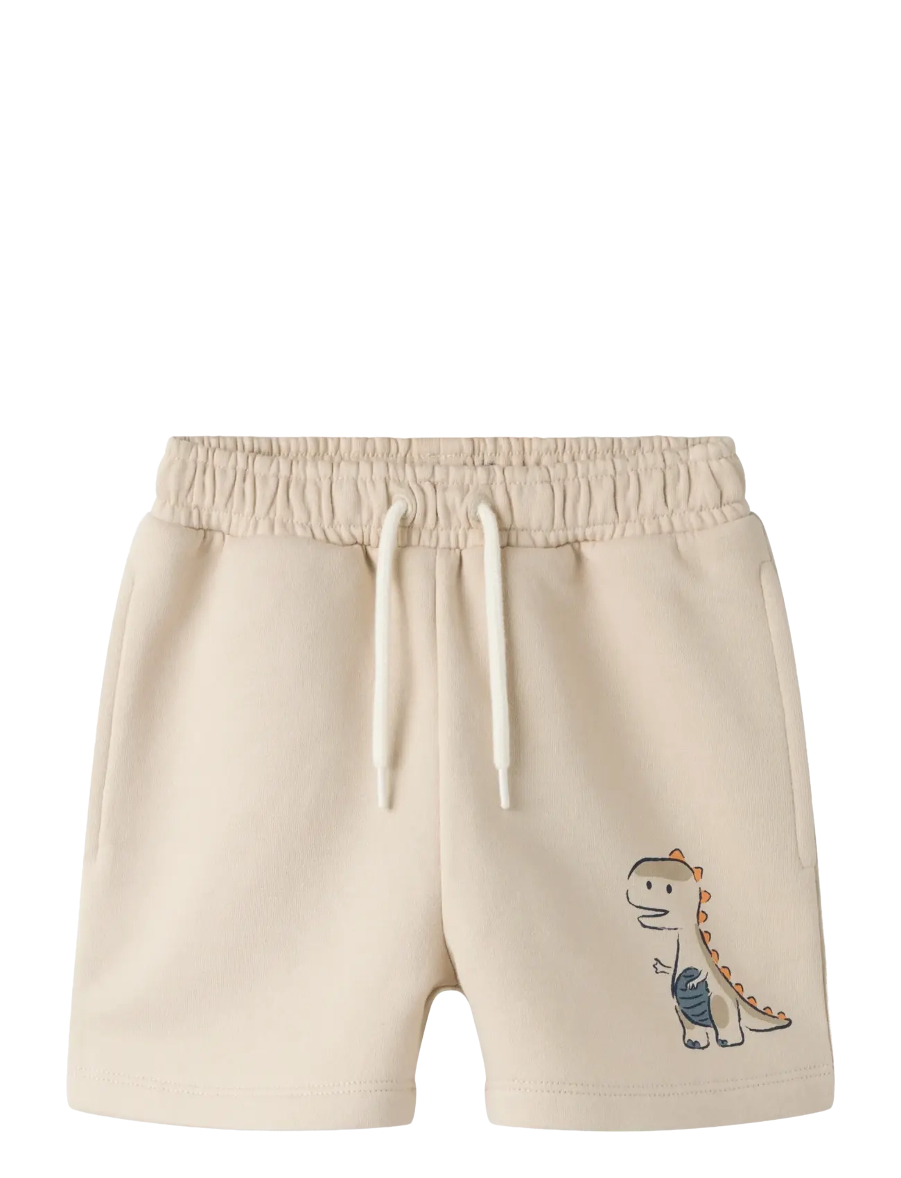 name it NMMFIDINO NREG SWE SHORTS UNB - Sweatshorts - PEYOTE / cream
