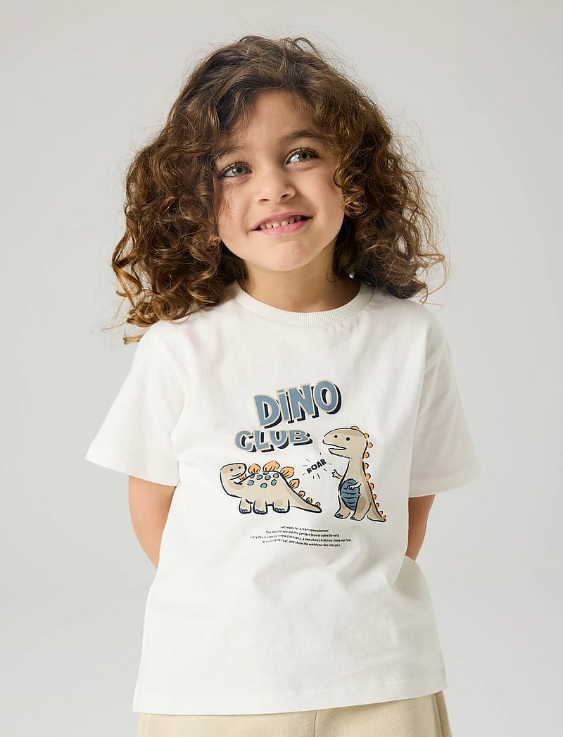 name it - NMMFARO SS NREG TOP - short-sleeved t-shirts - cloud dancer - 3