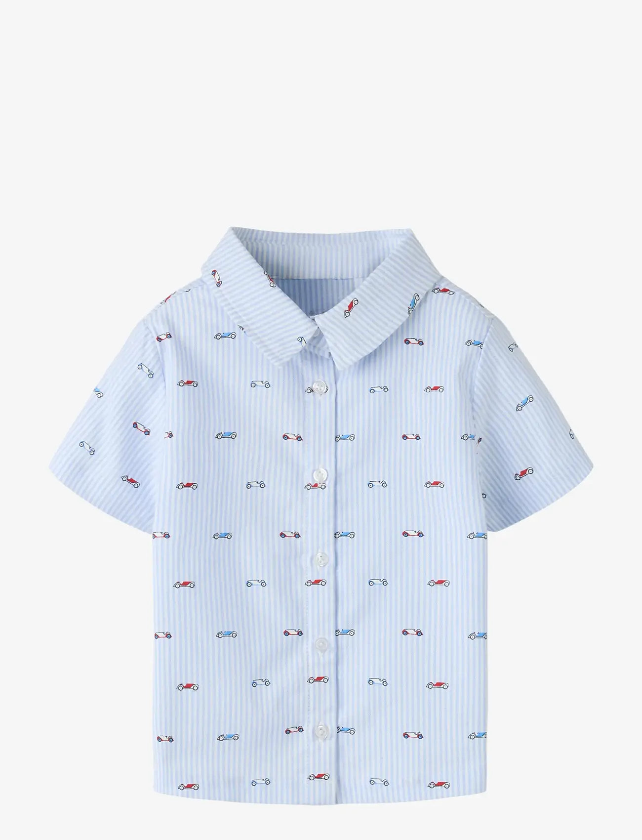 name it - NMMFRAKKAN SS SHIRT - short-sleeved shirts - kentucky blue - 0