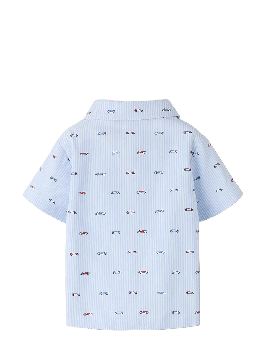 name it - NMMFRAKKAN SS SHIRT - kortärmade skjortor - kentucky blue - 1