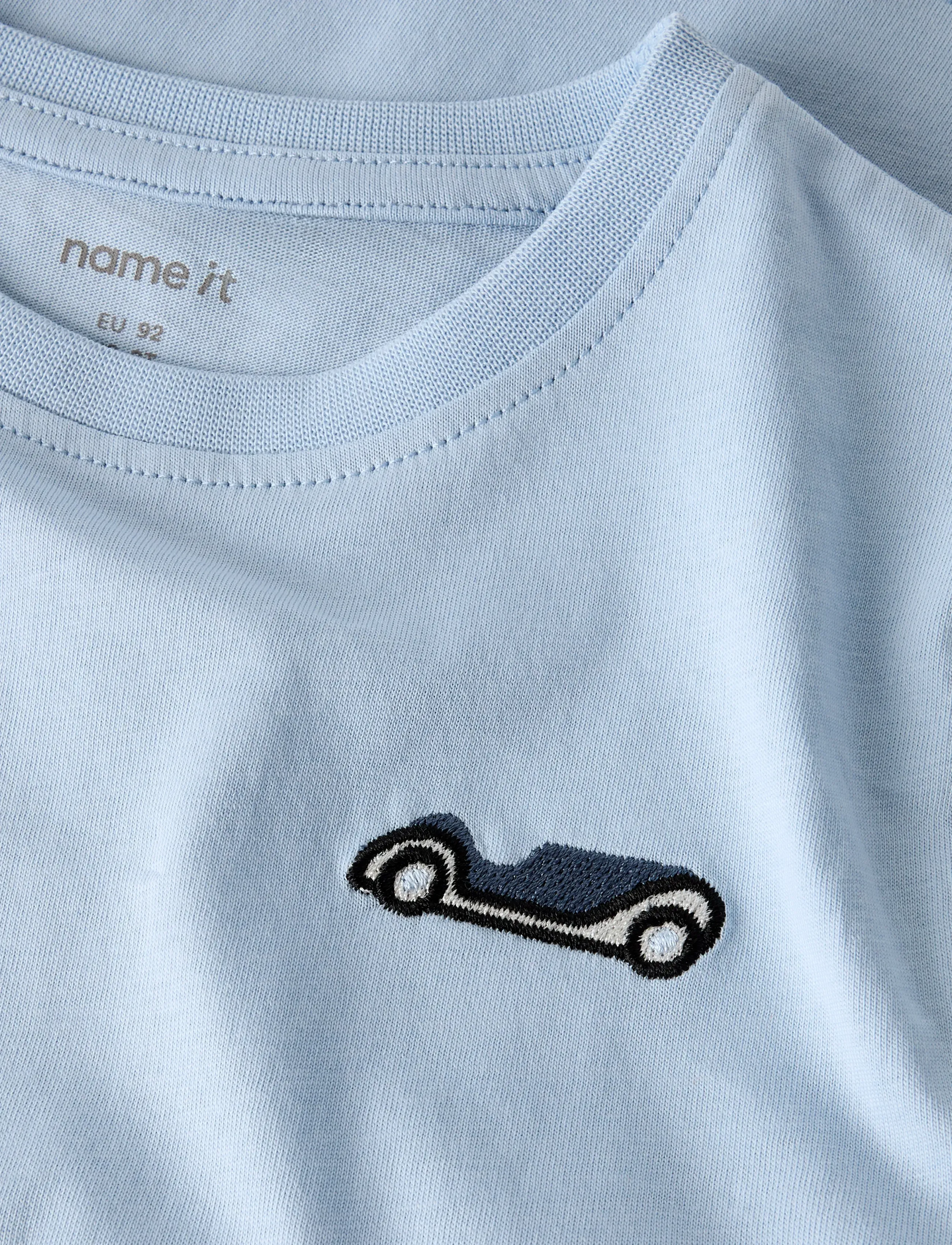 name it - NMMFRANSAN SS NREG TOP - kortärmade t-shirts - kentucky blue - 2