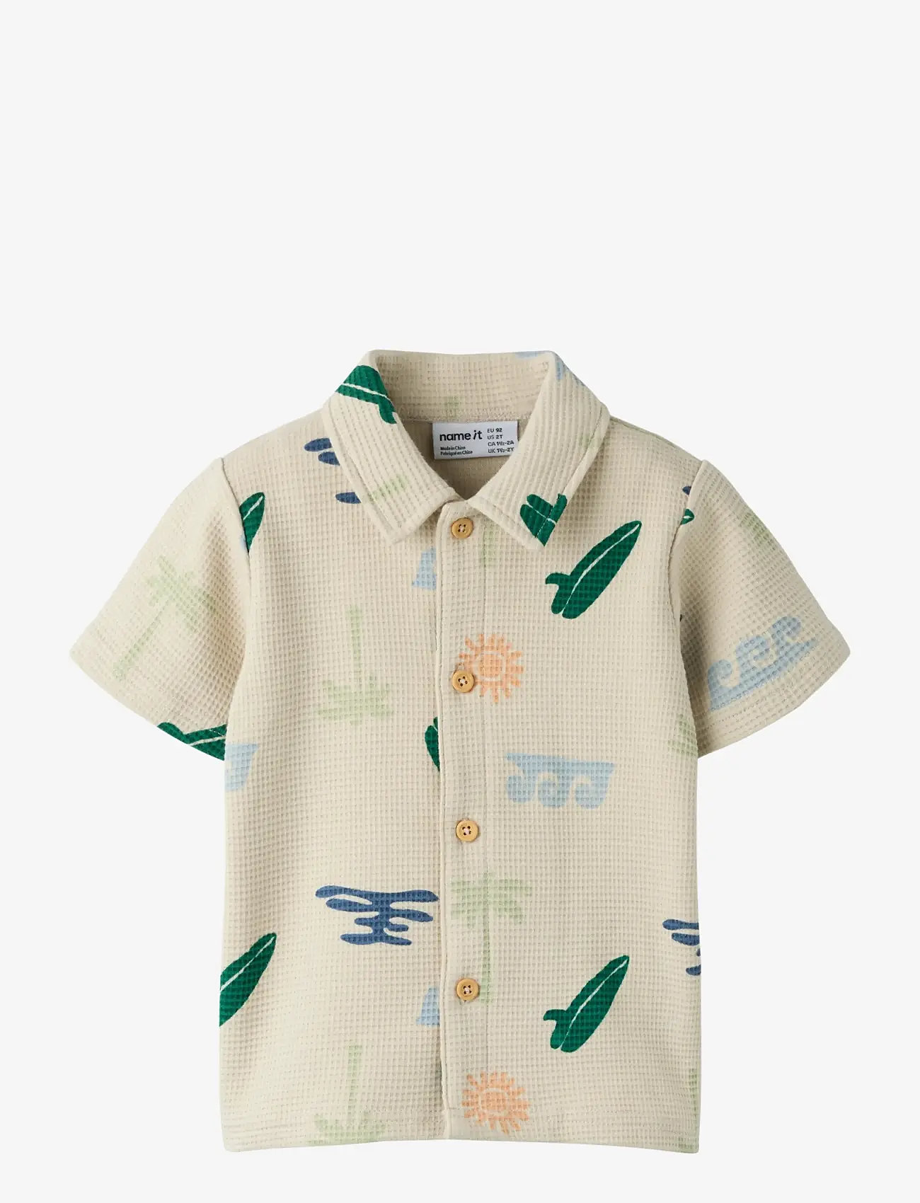 name it - NMMFALCAN SS SHIRT - short-sleeved shirts - peyote - 0
