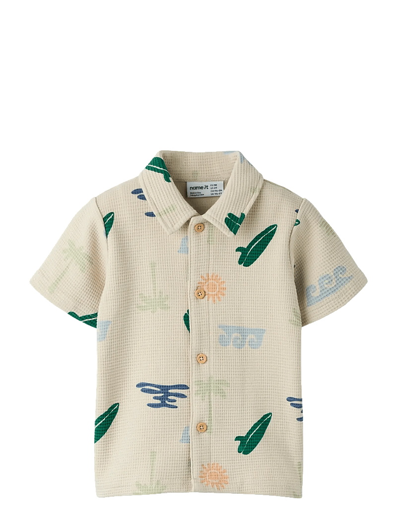 name it - NMMFALCAN SS SHIRT - short-sleeved shirts - peyote - 0