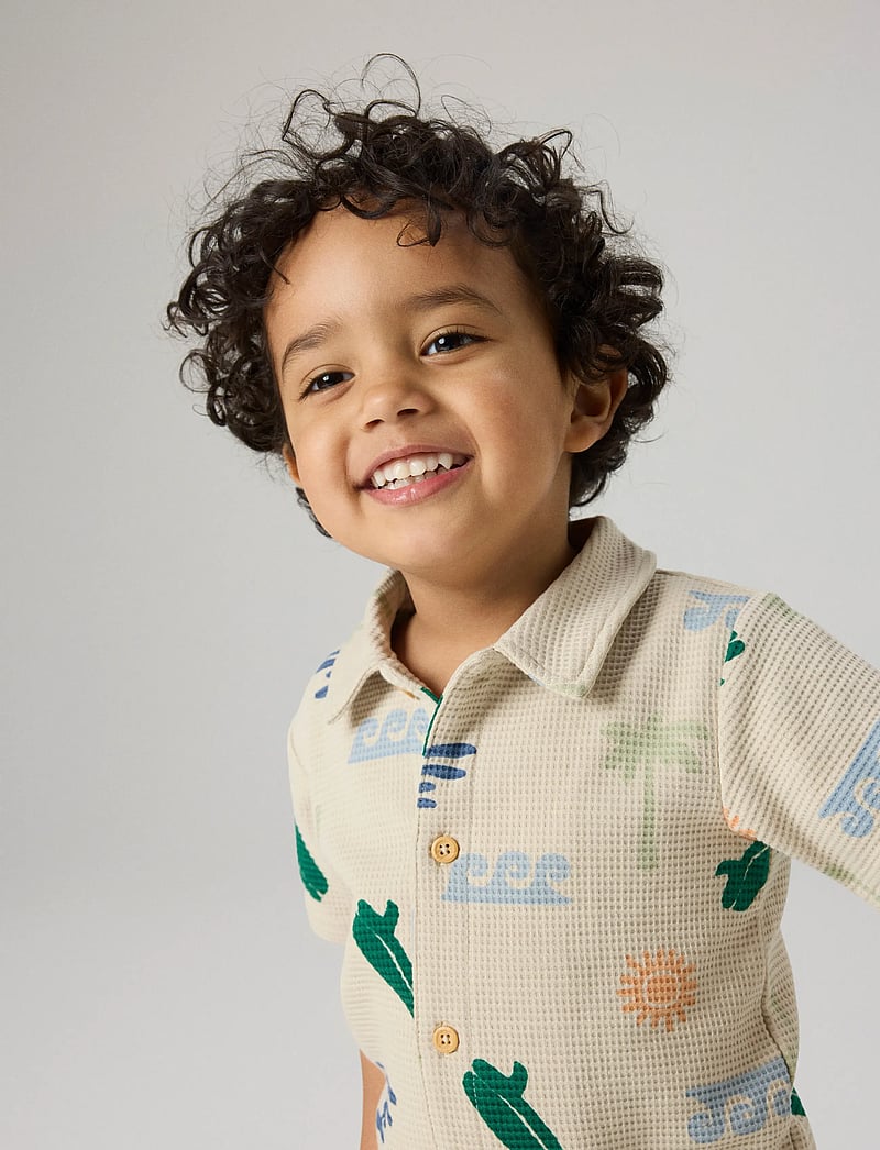 name it - NMMFALCAN SS SHIRT - short-sleeved shirts - peyote - 3